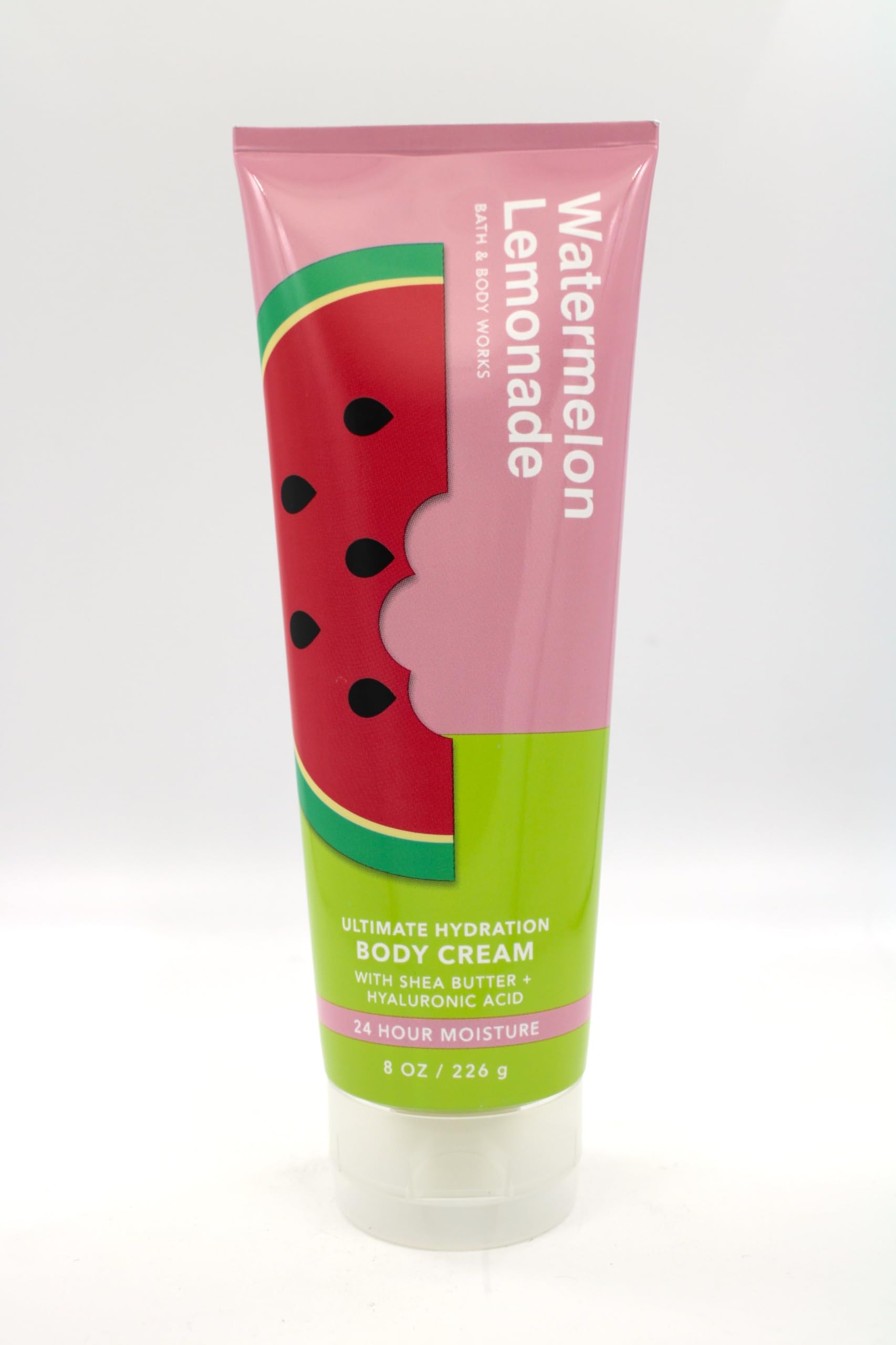 Watermelon Lemonade Hydrating Body Cream - 8 oz | Moisturizing Bath & Body Lotion for Dry Skin | Perfect for Summer Skincare & Post-Shower Hydration