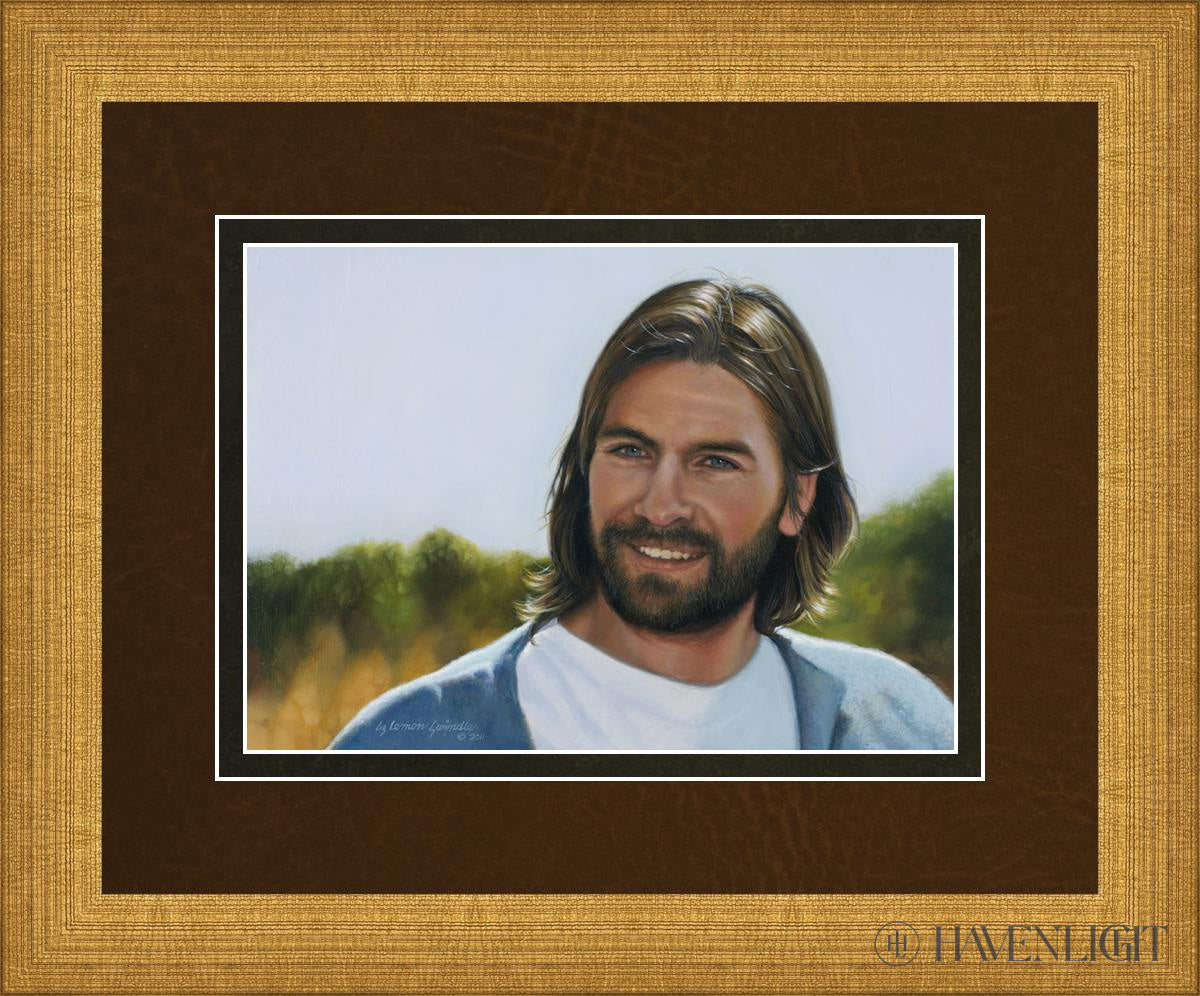 Abide With Me by Liz Lemon Swindle - Inspirational Christian Art Print for Home, Office & Church Decor - Perfect for Gifts, Wall Art & Spiritual Encouragement