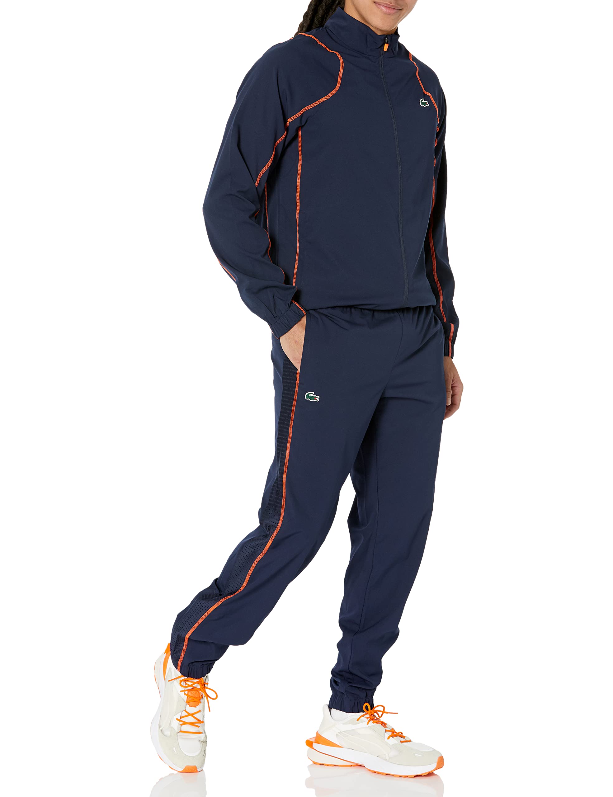 Lacoste Men's Tracksuit Set - Comfortable Cotton French Terry Jogger & Hoodie Outfit for Gym, Running & Casual Wear