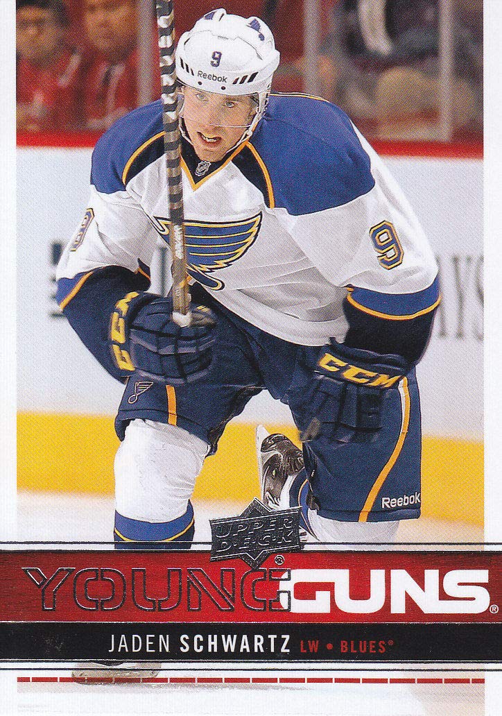 2012-13 Upper Deck Young Guns Jaden Schwartz Rookie Hockey Card #02187 - Perfect for NHL Collectors, Sports Memorabilia & Hockey Card Trading