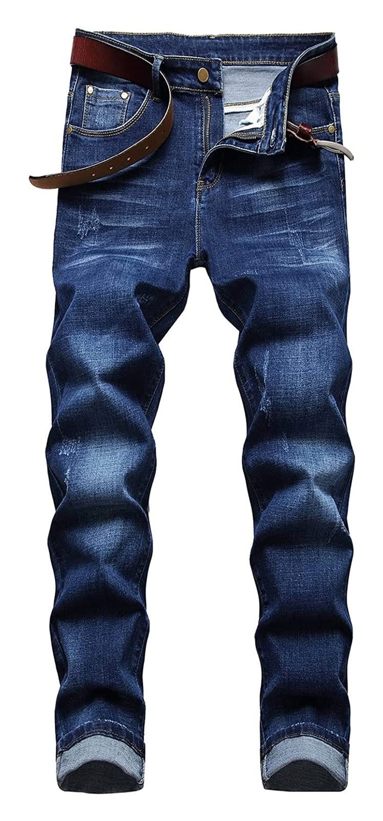Stylish Men's Hip Hop Jeans - Straight Fit Denim Pants for Casual Wear | Perfect for Street Style, Daily Outfits & Urban Fashion
