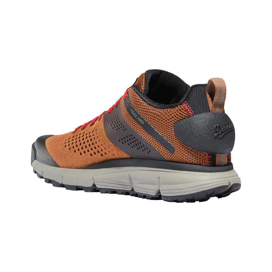 Trail 2650 Women's Hiking Shoes - Comfortable Outdoor Walking Shoes in Brown/Red for Hiking, Camping & Trail Running