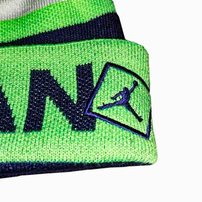 Jordan Go 2 3 Pom Beanie Hat - Winter Knit Hat for Men & Women - Soft Warm Fleece Lined Beanie with Pom Pom - Perfect for Skiing, Snowboarding & Outdoor Winter Activities