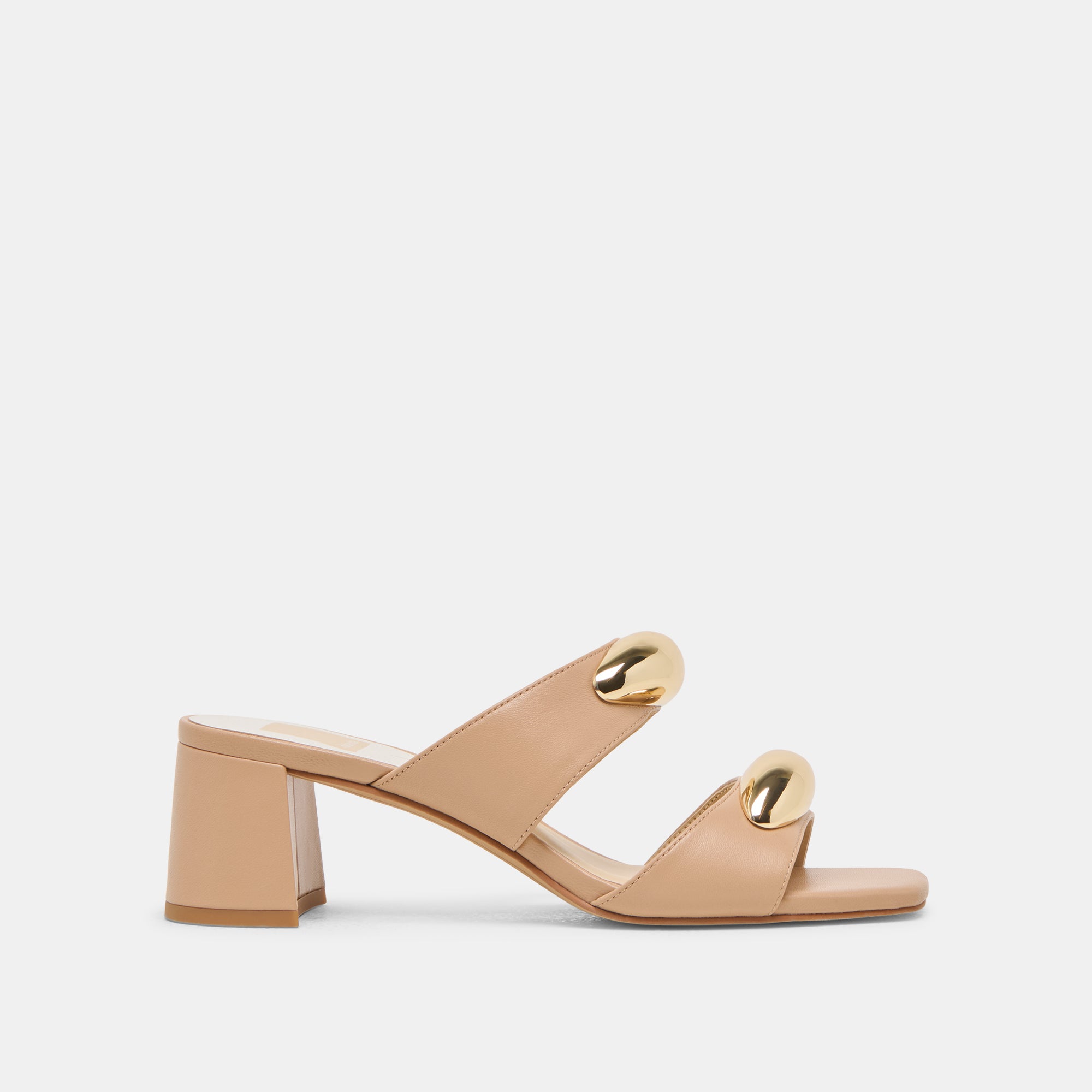 Barnet Women's Light Tan Leather Heels - Stylish & Comfortable High Heels for Work, Party & Evening Events