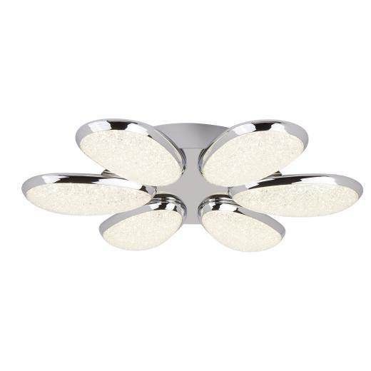 6216 6CC Flush Ceiling Light Fixture - Modern LED Flush Mount Lighting for Bedroom, Kitchen, Hallway | Lori Brand