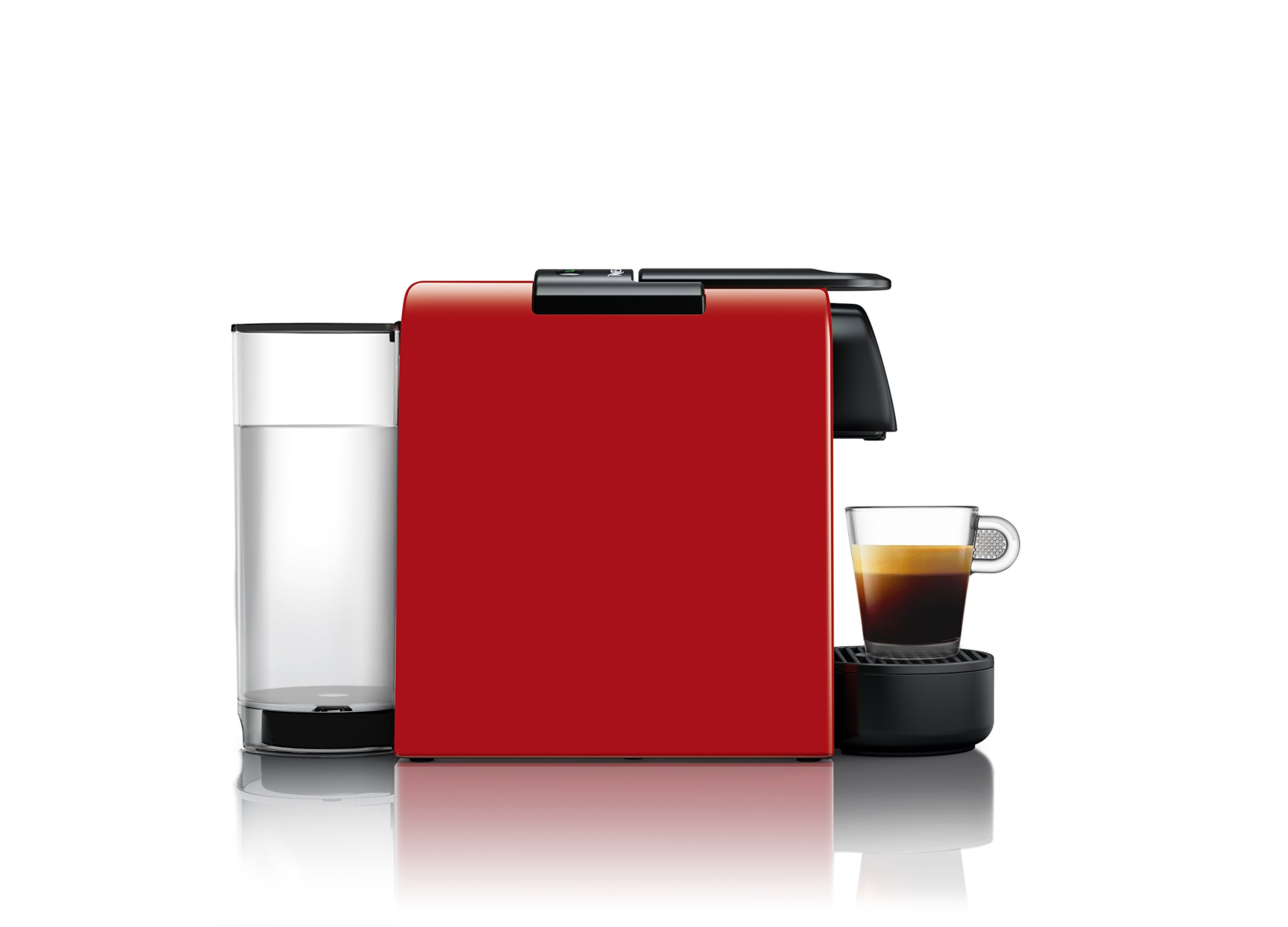 De'Longhi Nespresso Essenza Mini Espresso Machine with Milk Frother - 20.3oz Compact Coffee Maker for Home & Office - Perfect for Espresso & Cappuccino Lovers (Red)