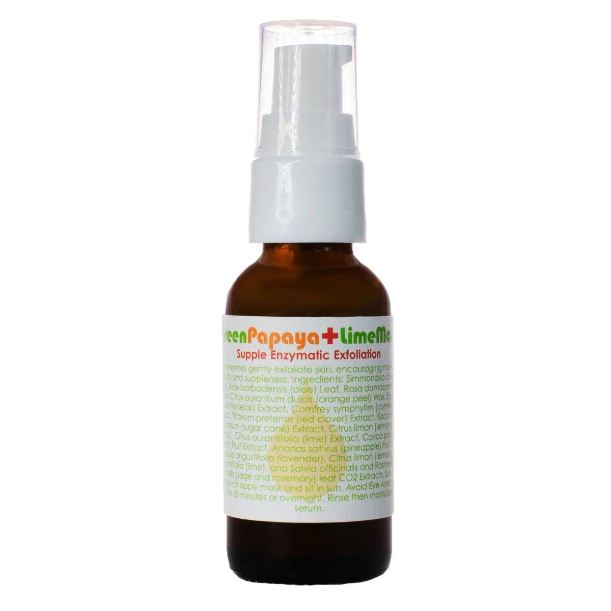 Organic Green Papaya & Lime Brightening Face Mask - Natural Exfoliating & Glow Boosting for Acne & Dull Skin - Perfect for Spa Night & Self-Care Routine