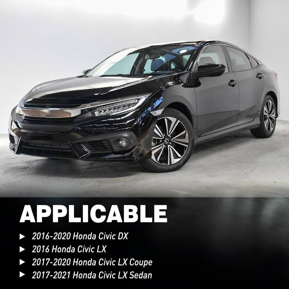 OEM Side View Mirror Replacement for 2016-2021 Honda Civic DX LX - Driver & Passenger Side - Perfect for Safe Lane Changes and Parking Assistance