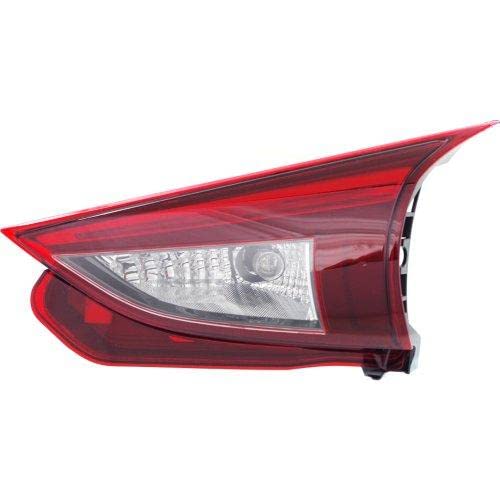 Go-Parts CAPA Certified 2014-2018 Mazda 3 Right Passenger Side Tail Light Rear Lamp Replacement MA2803113C - Perfect for Hatchback Models, Enhances Safety & Style for Night Driving and Daily Commutes