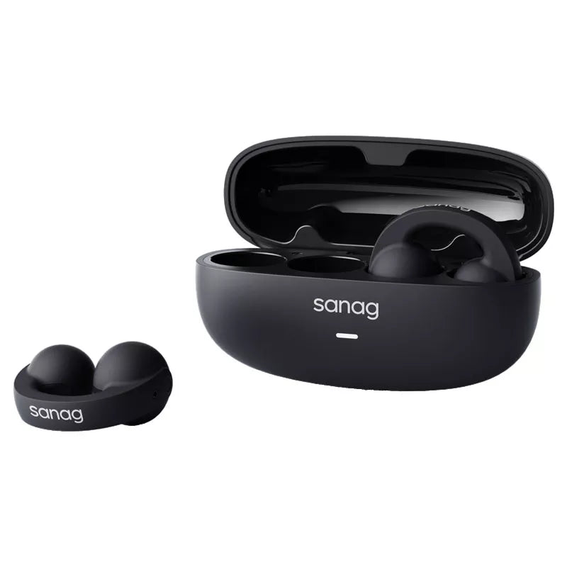 Sanag Z62S Wireless Bluetooth Headphones with Ear Clip - Open Ear Air Conduction Technology for Running, Cycling, Workouts & Outdoor Activities