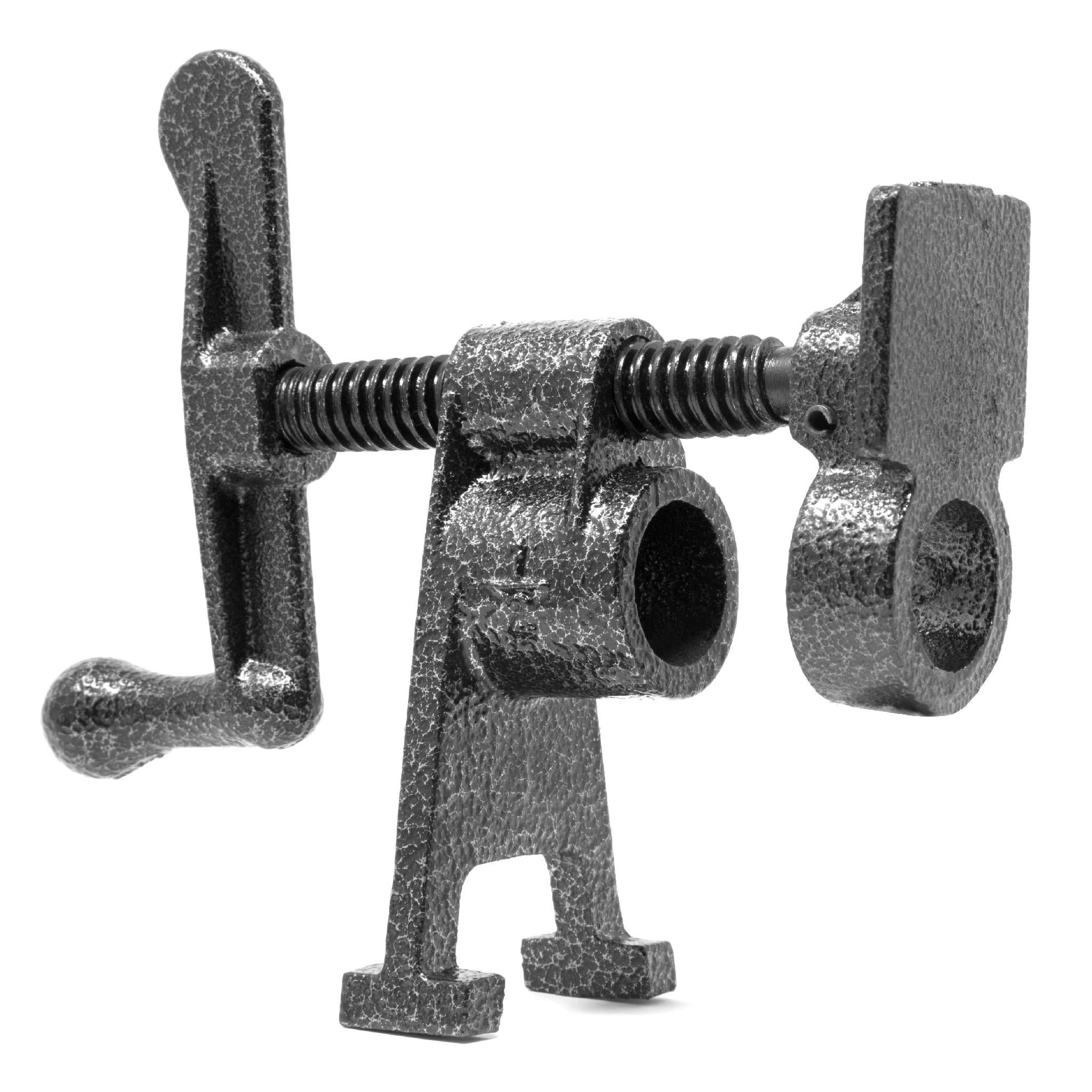 Heavy Duty 1/2 Inch Cast Iron Pipe Clamp Vise for Woodworking | WEN PCV012 | Secure Pipes & Wood for DIY Projects, Plumbing & Home Repairs