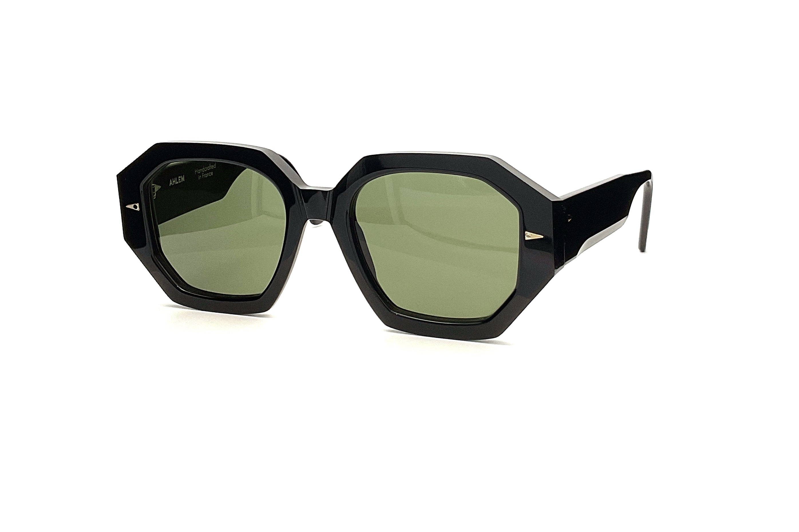 Ahlem Rennes Sunglasses - Classic Black Aviator Style for Men & Women | Perfect for Outdoor Activities, Travel & Fashion Accessories