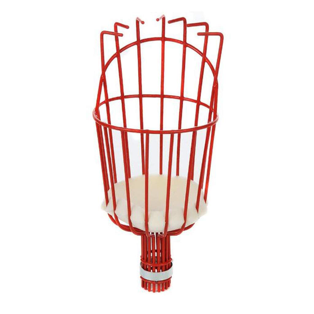 Premium Fruit Picking Basket with Cushioned Handle - Ergonomic Harvesting Tool for Orchard, Garden & Farm Use - Durable Red Harvest Basket for Apples, Citrus & Berries - Perfect for Patio, Lawn & Backyard Gardening