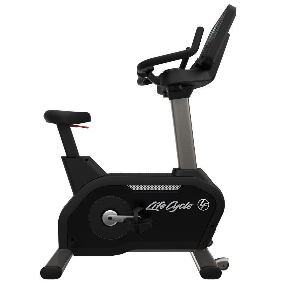 Life Fitness Club Series+ Plus Upright Exercise Bike for Home Gym - Cardio Workout Equipment for Indoor Cycling & Fitness Training