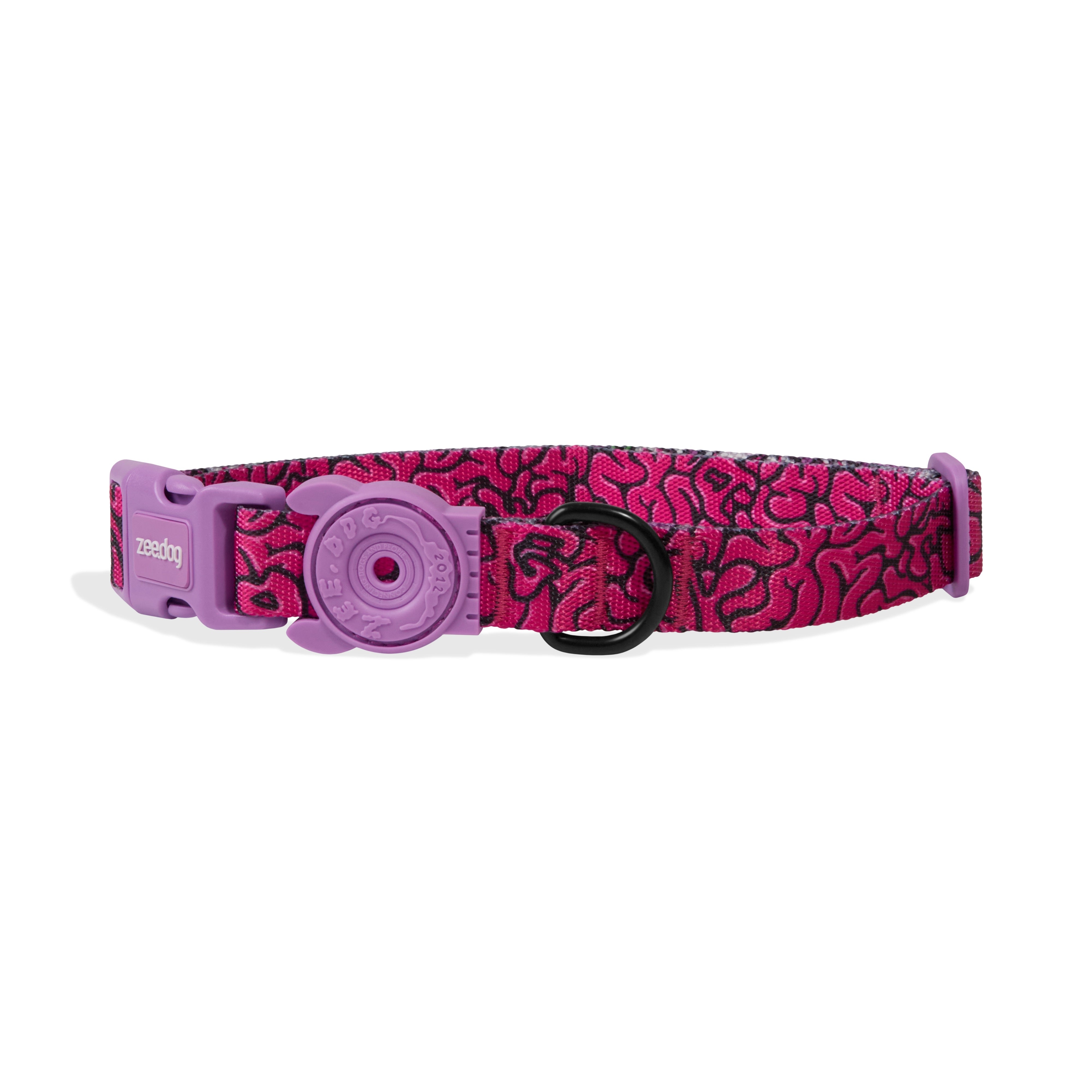 Zee.Dog LOZT Collection Brain Dog Collar - Durable & Stylish Pet Accessory for Small, Medium & Large Dogs - Perfect for Walks, Training & Outdoor Adventures