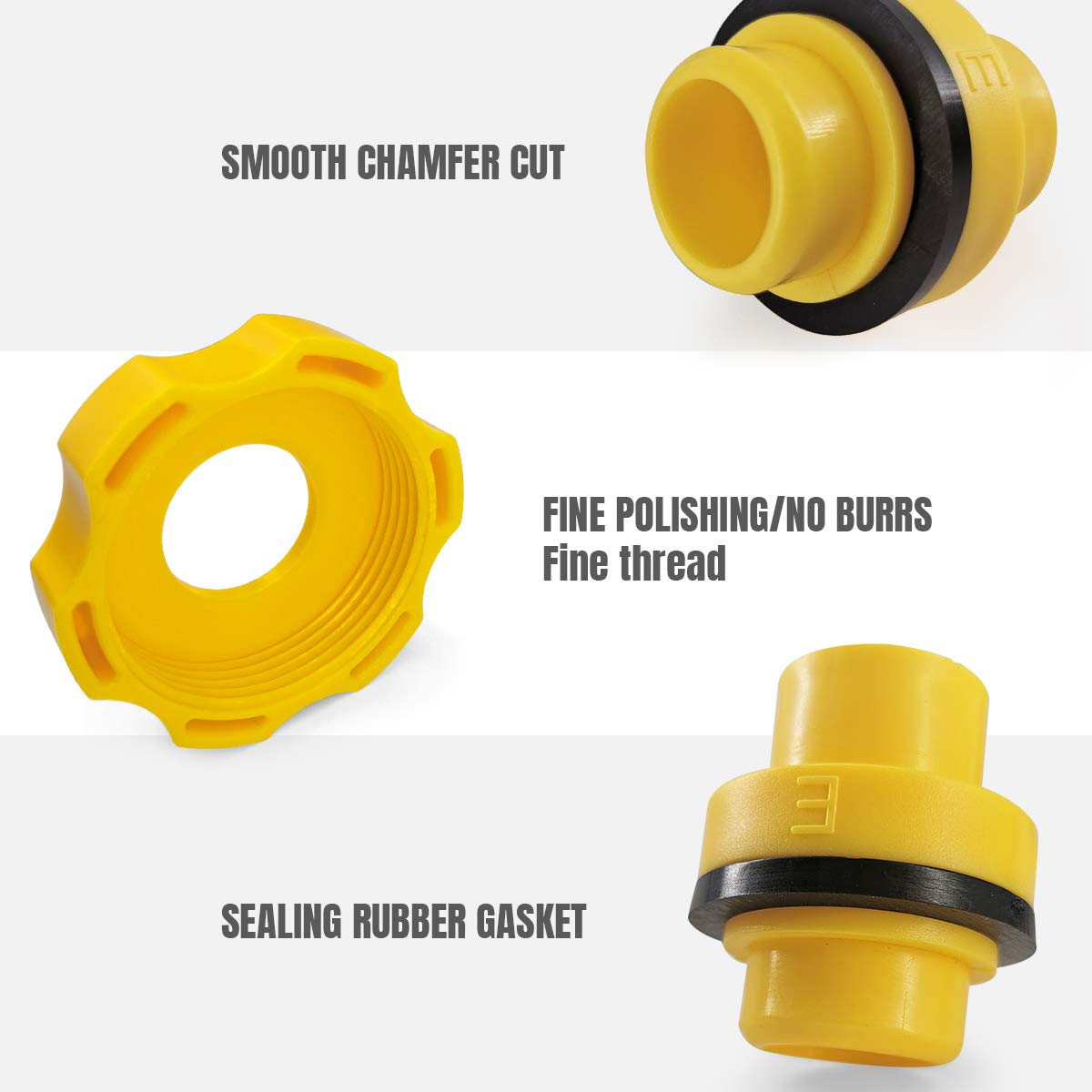 Thorstone No Spill Coolant Funnel Kit - Spill Free Radiator Coolant Filling Funnel with Adapters | Universal Automotive Antifreeze Bleeder for Cars, Trucks & SUVs | Perfect for DIY Coolant Changes & Maintenance