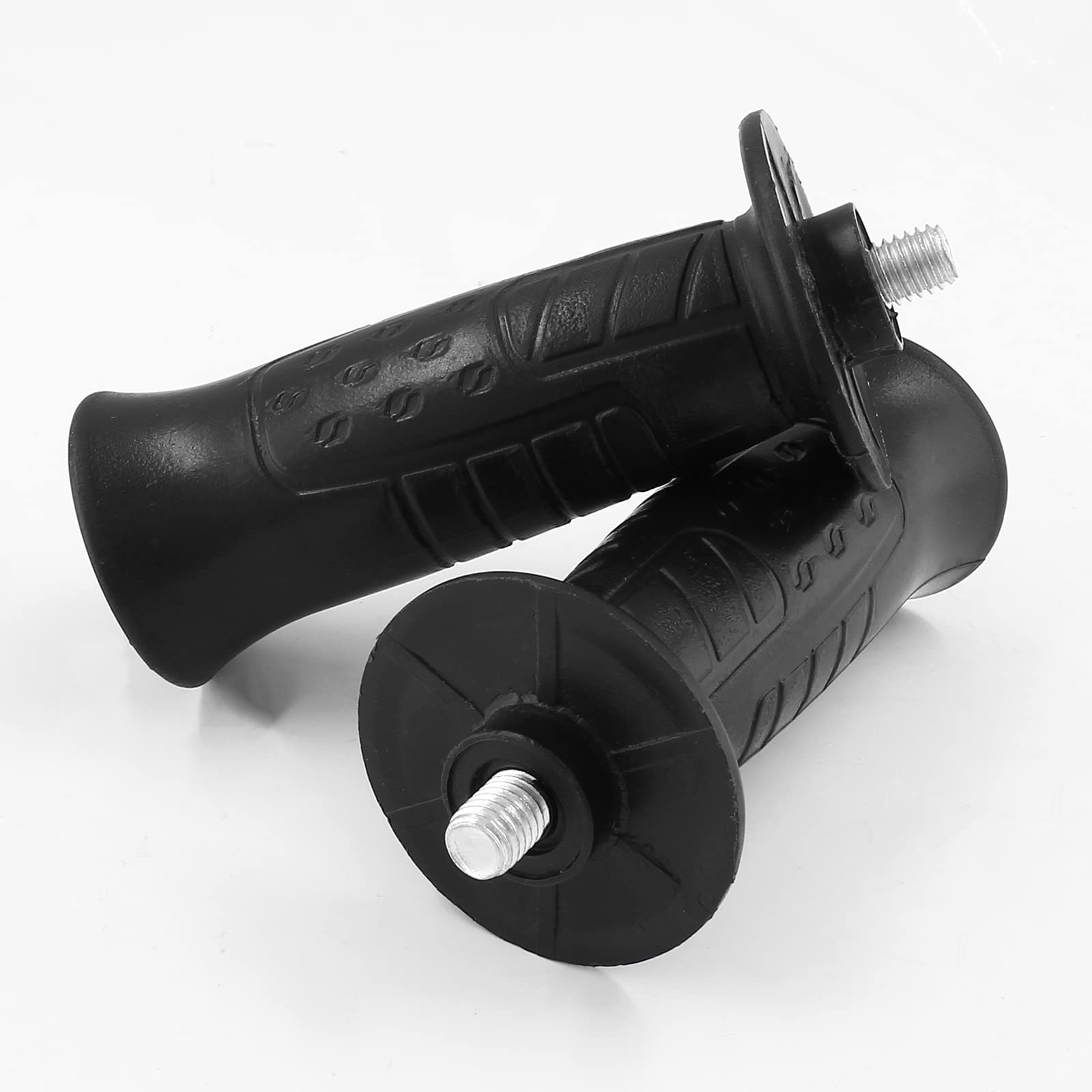 2Pcs 8mm Diameter Thread Angle Grinder Side Handle - Durable Plastic Replacement Handle for Angle Grinders & Sanders - Perfect for Woodworking, Metal Cutting & DIY Projects