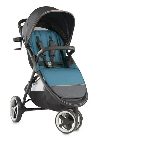 Gold Verge3 Stroller - Premium Baby Stroller with Sapphire Blue Color | Lightweight & Foldable for Travel, Shopping & Outdoor Walks
