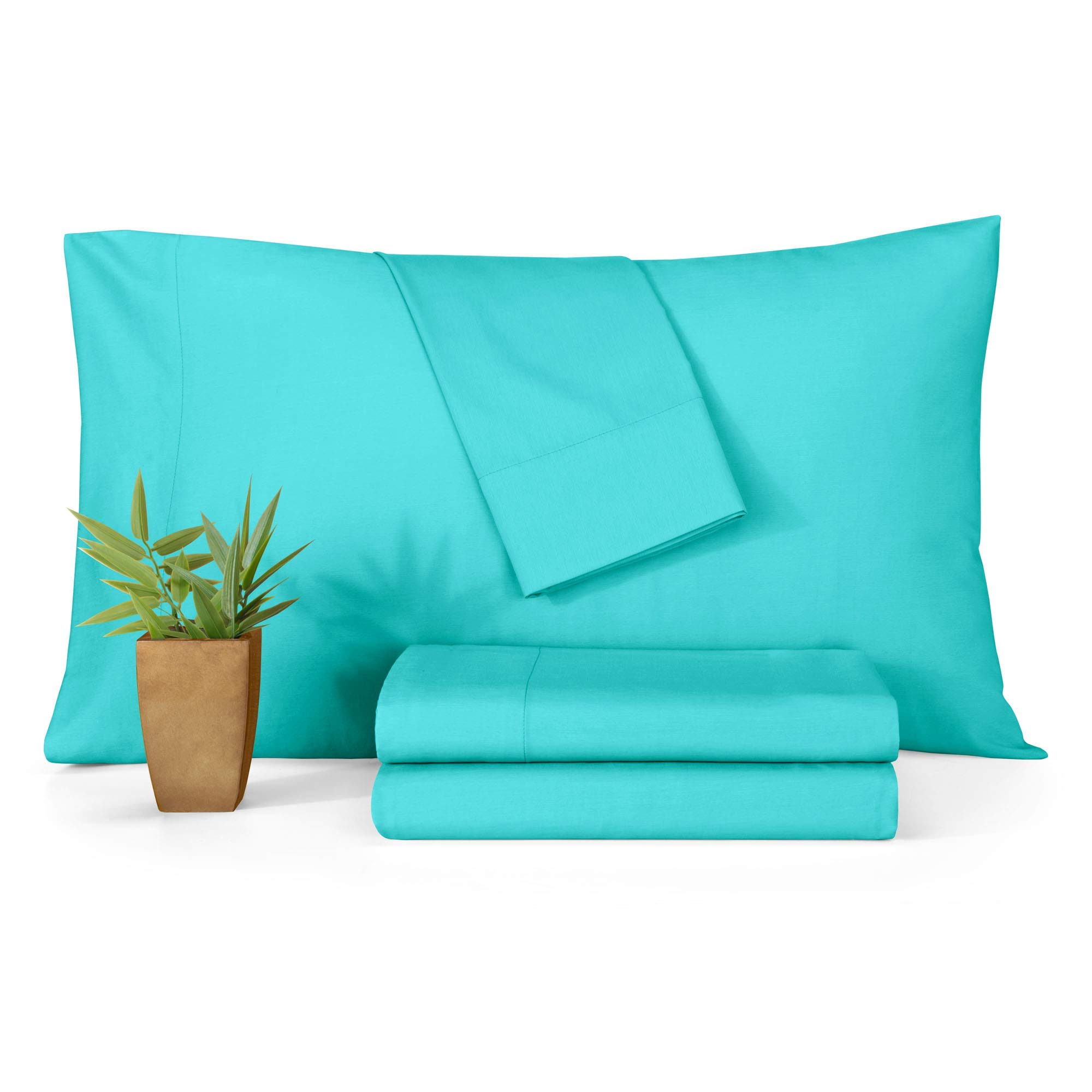 Premium 100% Long Staple Cotton 5-Piece Split King Sheet Set - 800 Thread Count, 16