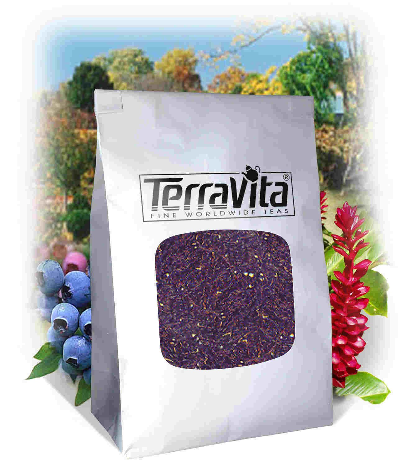 Premium Caramel Cherry Cheesecake Loose Leaf Tea - 8 oz (ZIN: 426964) - Perfect for Afternoon Tea, Dessert Pairing & Relaxation