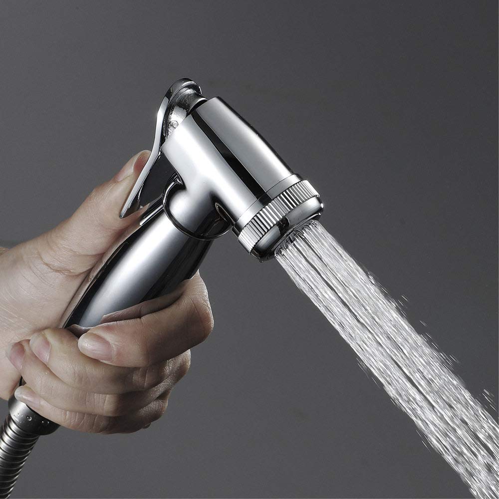 Premium Wall-Mounted Bathroom Handheld Bidet Sprayer - Shattaf Toilet Sprayer for Personal Hygiene & Potty Training | Perfect for Bottom Cleaning, Baby Care & Postpartum Use | Easy Install Stainless Steel Water Sprayer for Toilet & Shower Areas