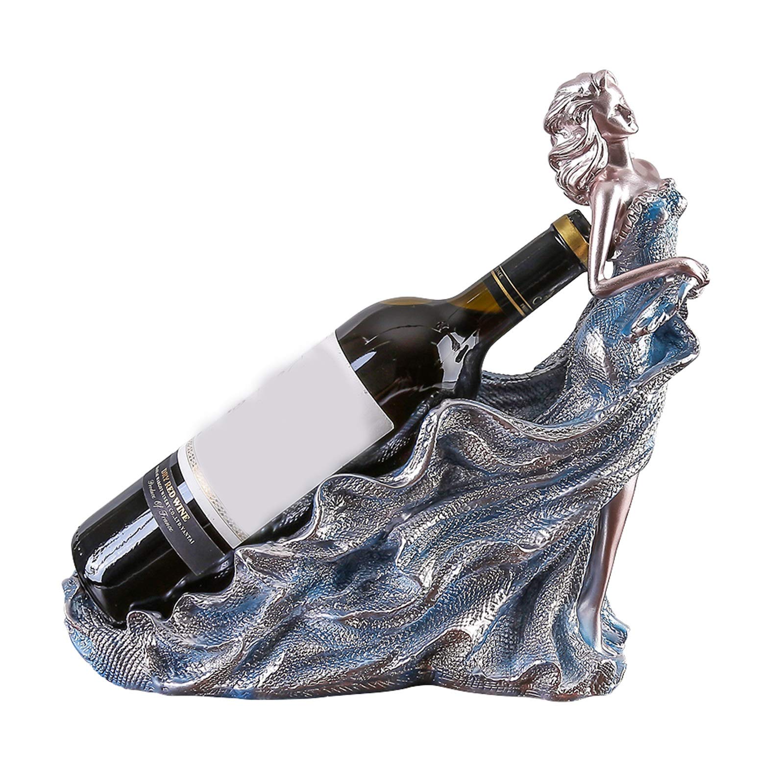 Handmade Resin Wine Rack - Creative Wine Bottle Storage Box for Home, Living Room & Villa Decor | Elegant Wine Holder for Dining Room, Bar & Kitchen Display