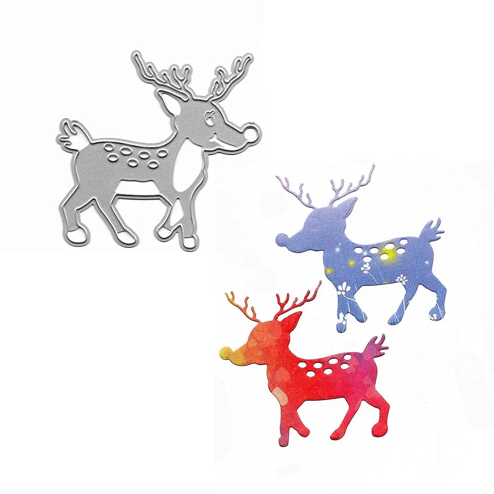 Beautiful Sika Deer Metal Cutting Dies for DIY Scrapbooking, Card Making & Photo Albums - Perfect for Handmade Greeting Cards, Wedding Invitations & Home Decor Crafts