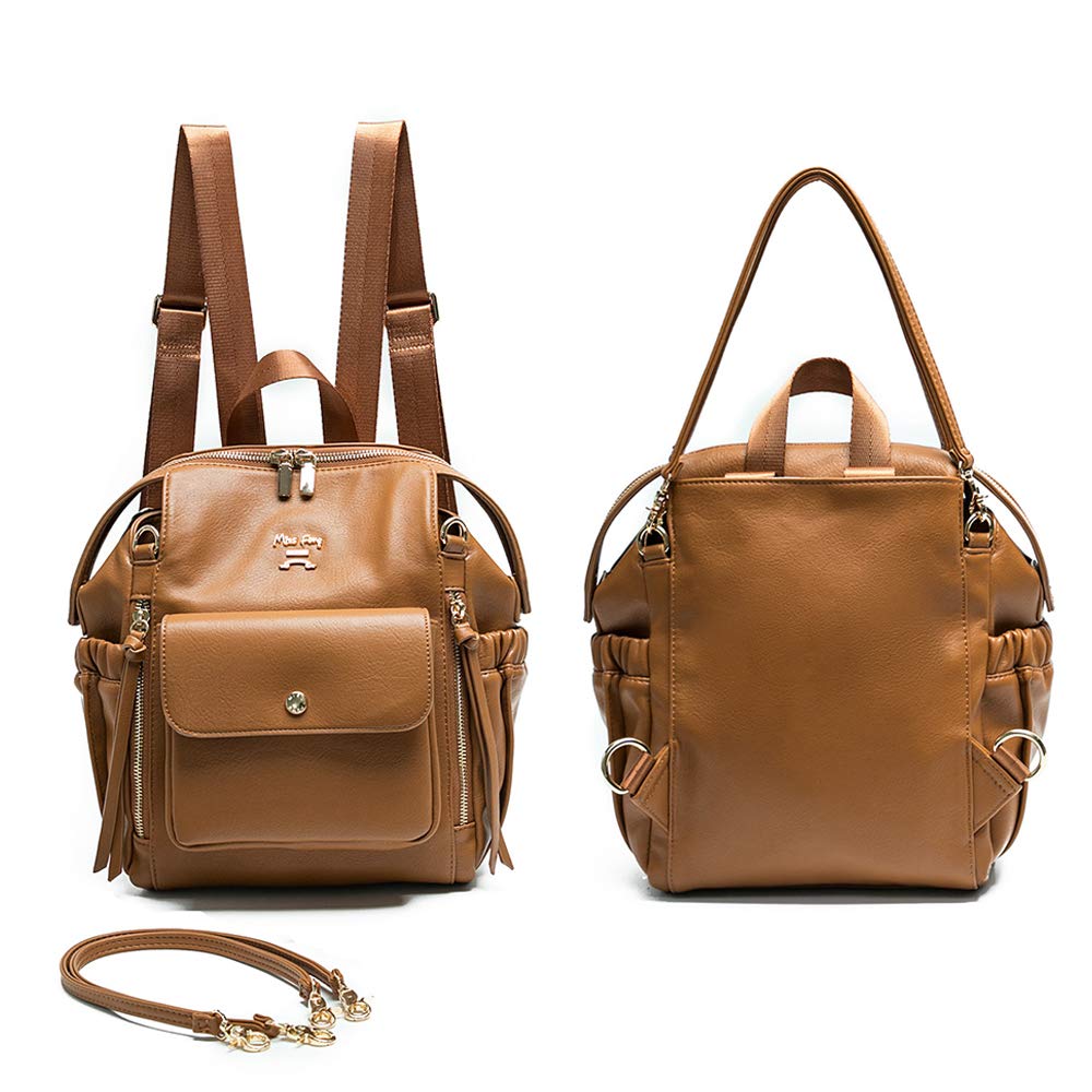Miss Fong Diaper Bag Backpack - Large & Mini Baby Diaper Bags with Built-in Organizer | Perfect for Travel, Daycare & On-the-Go Parents