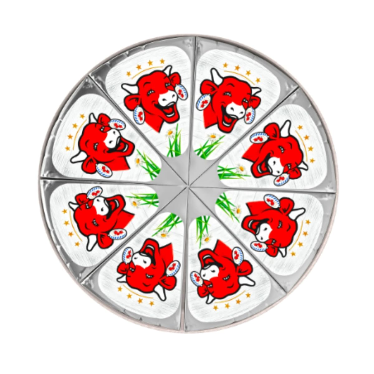 Laughing Cow Original Creamy Swiss Cheese - 6 oz (Pack of 3) | Perfect for Sandwiches, Crackers & Charcuterie Boards | Delicious Snack & Party Food