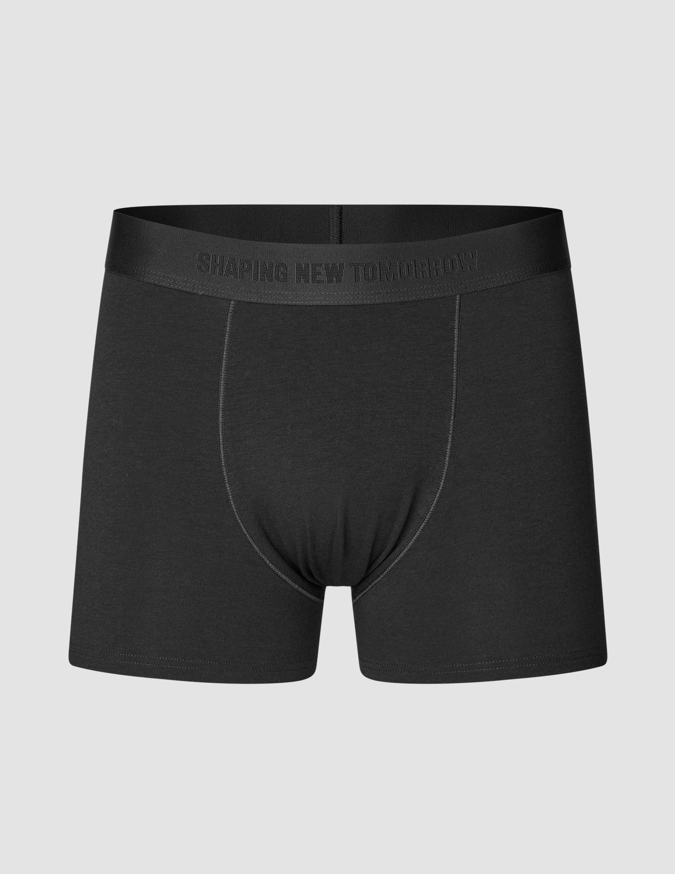 2 Pack Bamboo Viscose Boxer Briefs for Men - Soft & Breathable Underwear - Black - Perfect for Daily Wear, Workout & Travel