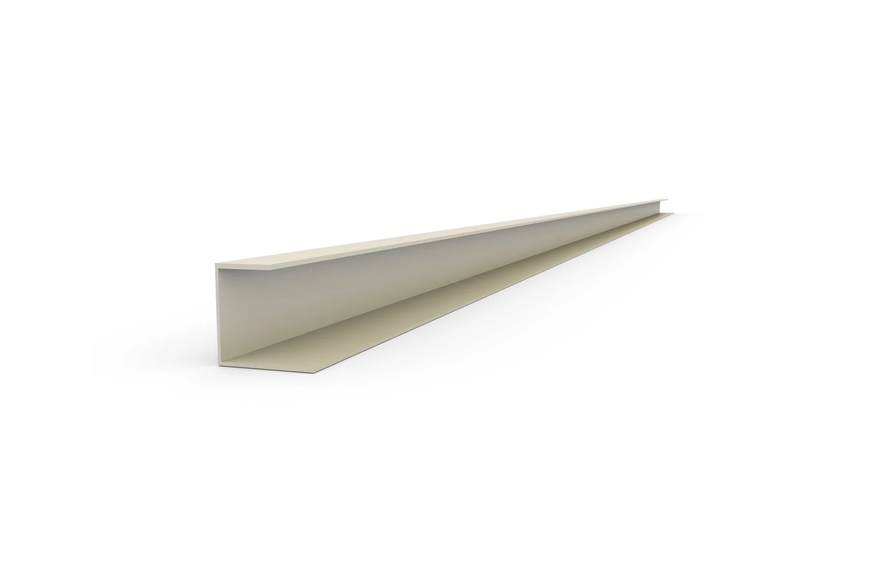 ProSlat PVC Slatwall Side Trim - Durable Wall Panel Edge Trim for Retail Displays & Garage Storage - Perfect for Organizing Tools, Hooks & Shelves