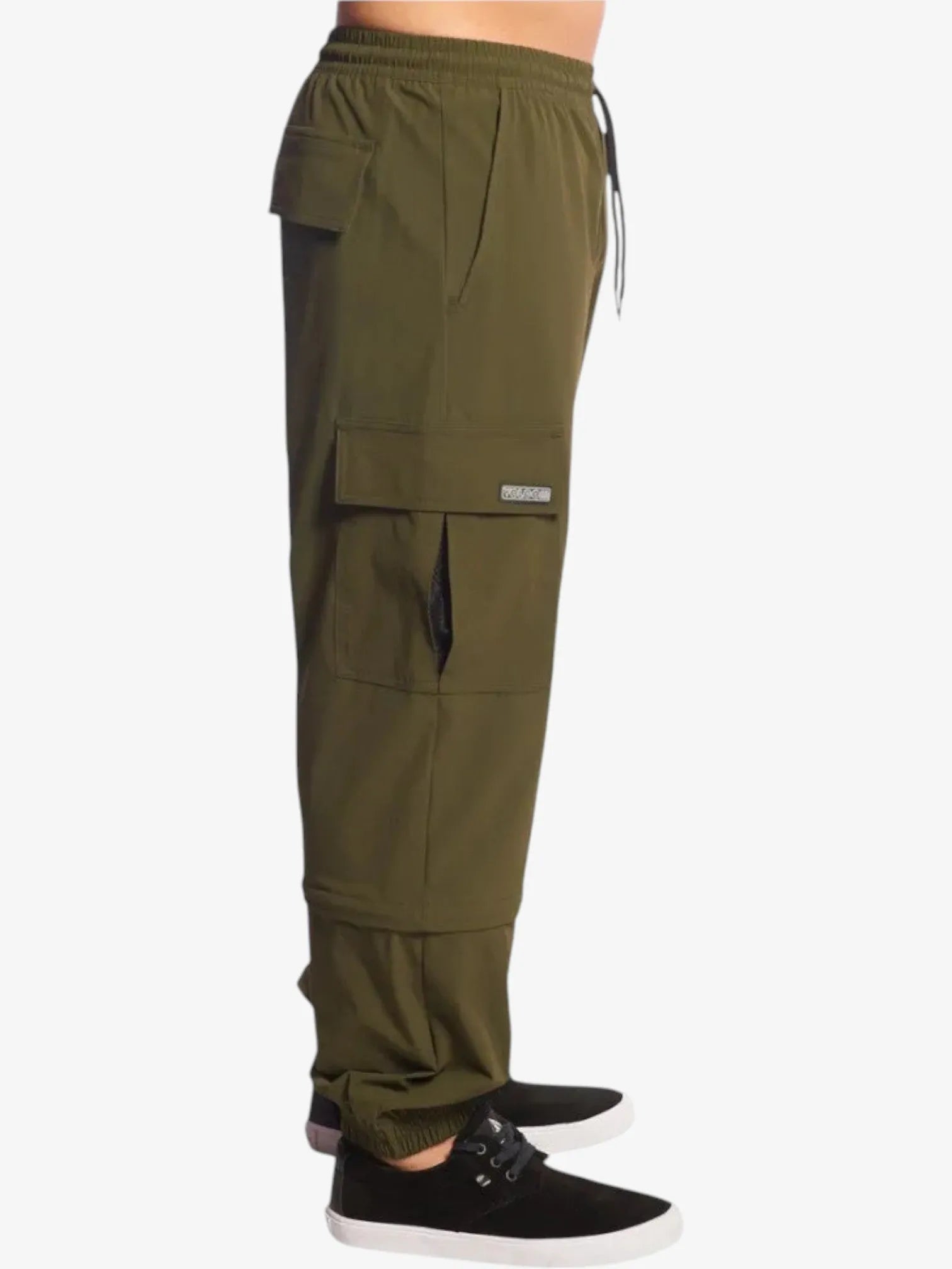 Volcom Ripstop Cargo Pants for Men - Durable Fisher Green Tactical Pants for Outdoor, Hiking, and Casual Wear