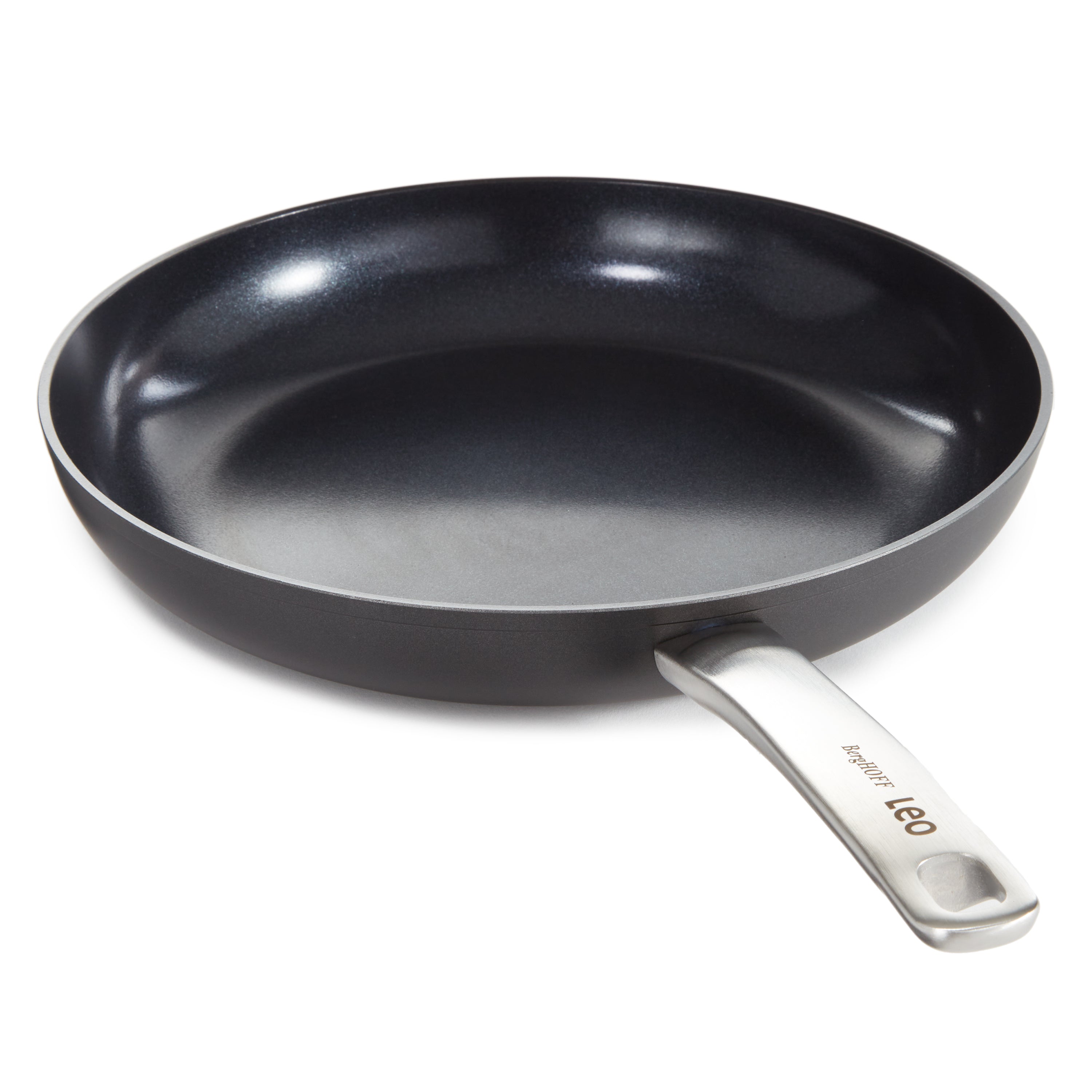 BergHOFF Leo Graphite Nonstick Ceramic Frying Pan 11 Inch - Eco-Friendly Cookware with Recycled Material - Perfect for Sauteing, Frying & Healthy Cooking