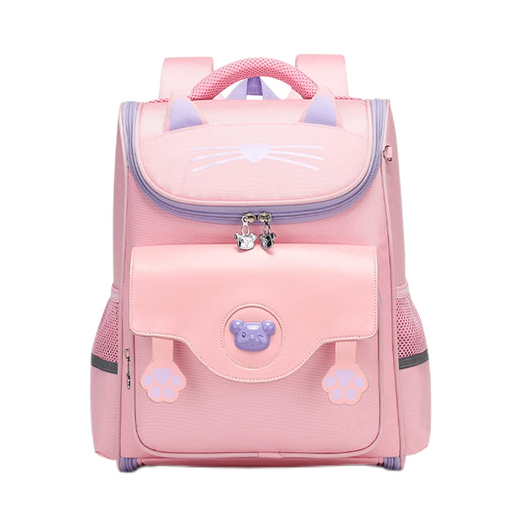**Cute Kids School Backpack - Lightweight Durable Nylon Laptop Daypack for Girls & Boys, Waterproof & Breathable, 14.9 Inch, Spine Protection - Perfect for School, Travel, Shopping & Daily Use**