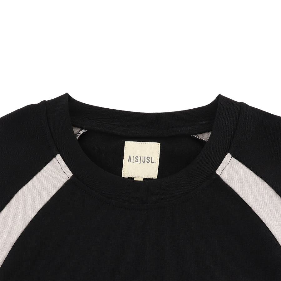 ASUSL Men's Football T-Shirt - Black Cotton Jersey Tee for Sports, Training, and Casual Wear