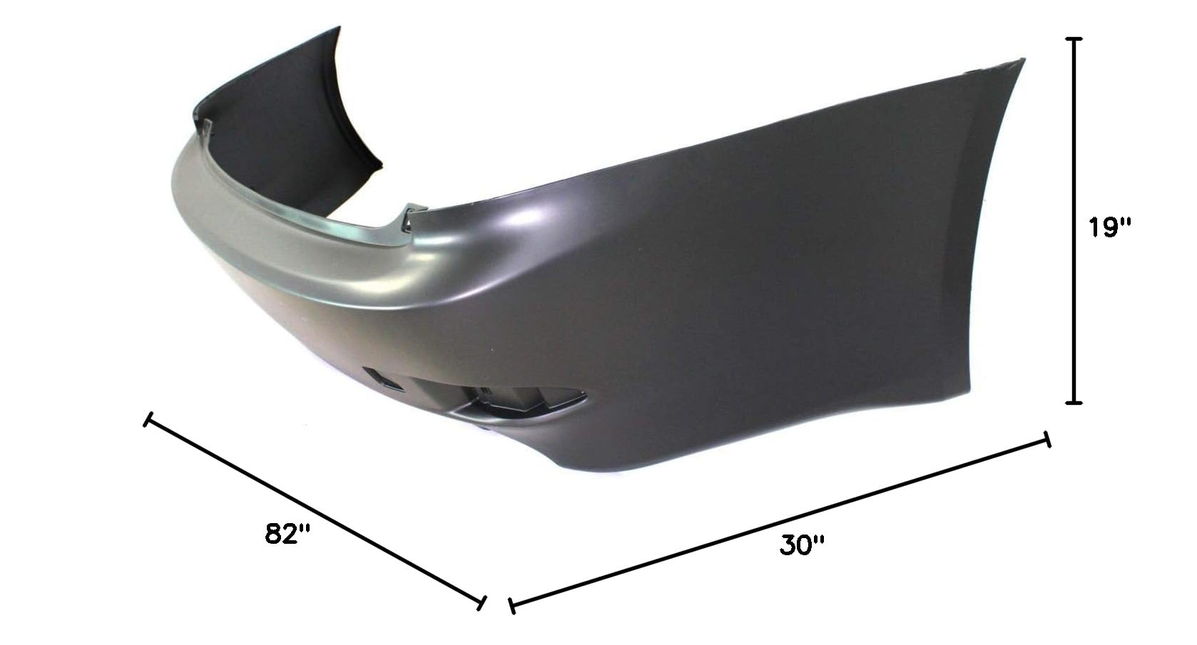 2009-2013 Lexus IS250 IS350 Sedan Rear Bumper Cover Replacement - Painted to Match OEM Color (LX1100140) | Perfect for Accident Repair & Car Restoration Projects
