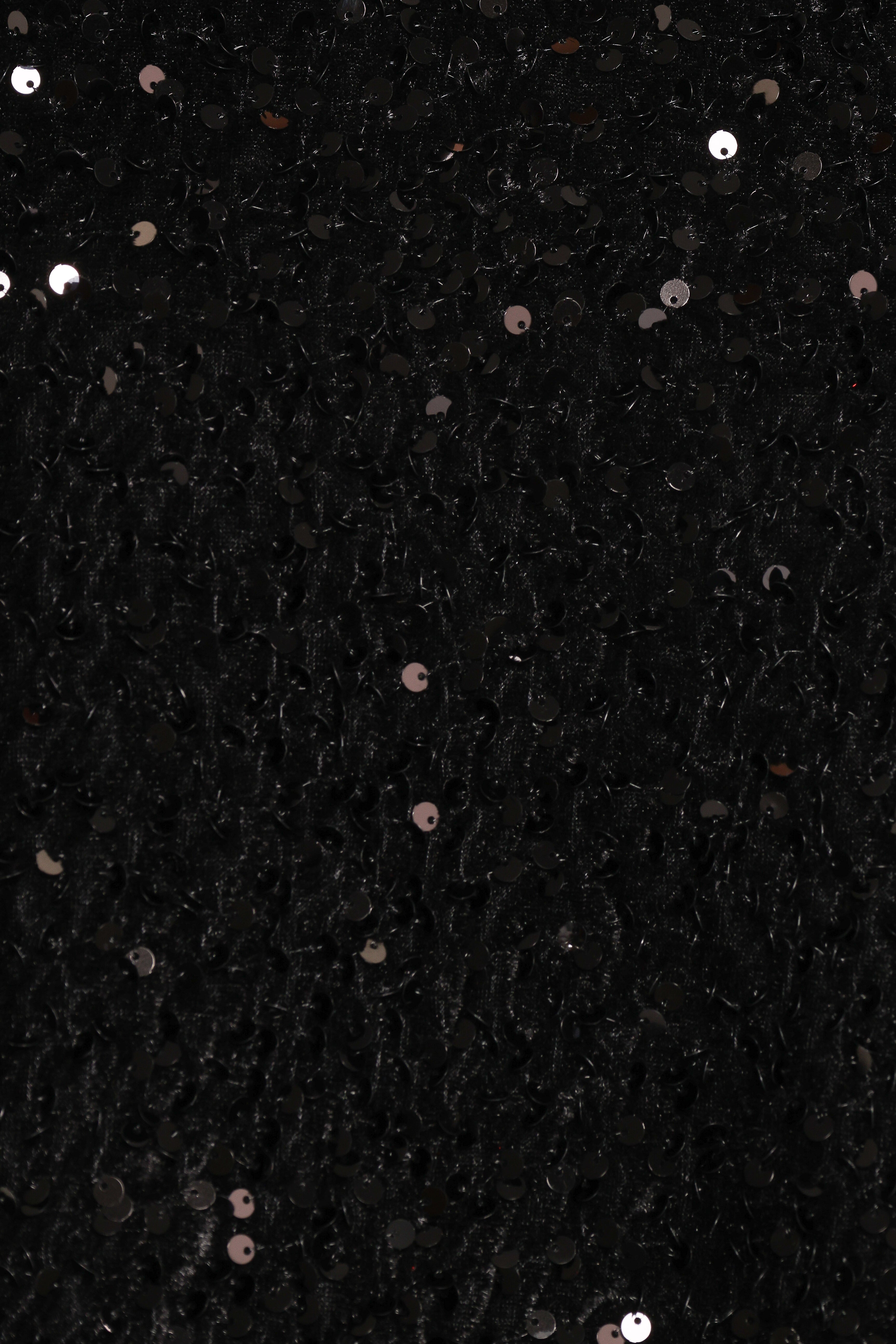 Celesti Sequin Top for Women - Elegant Black Sequin Blouse for Party, Night Out & Special Occasions