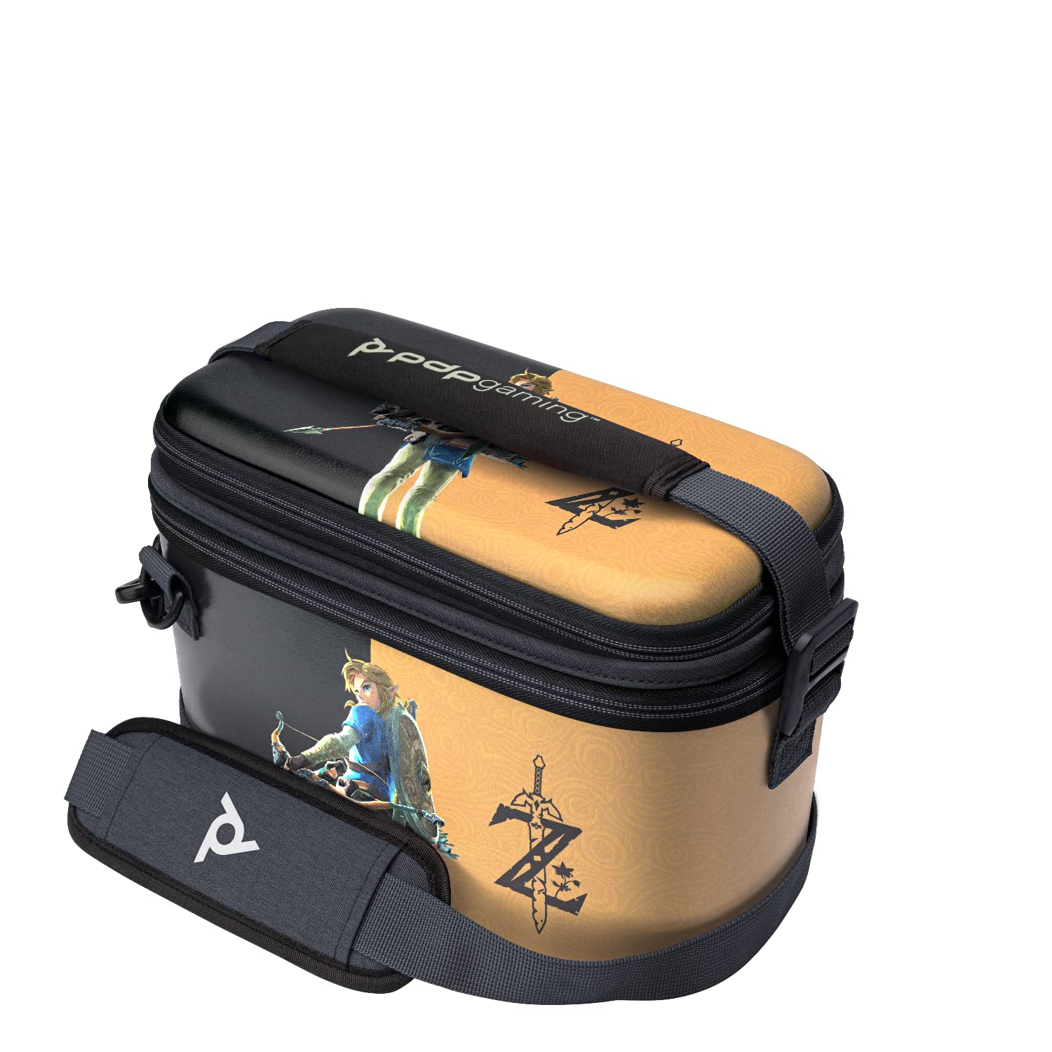 PDP Pull N Go Travel Case for Nintendo Switch & Switch Lite - Compatible with Zelda Edition | Perfect for Gaming On The Go & Travel Protection