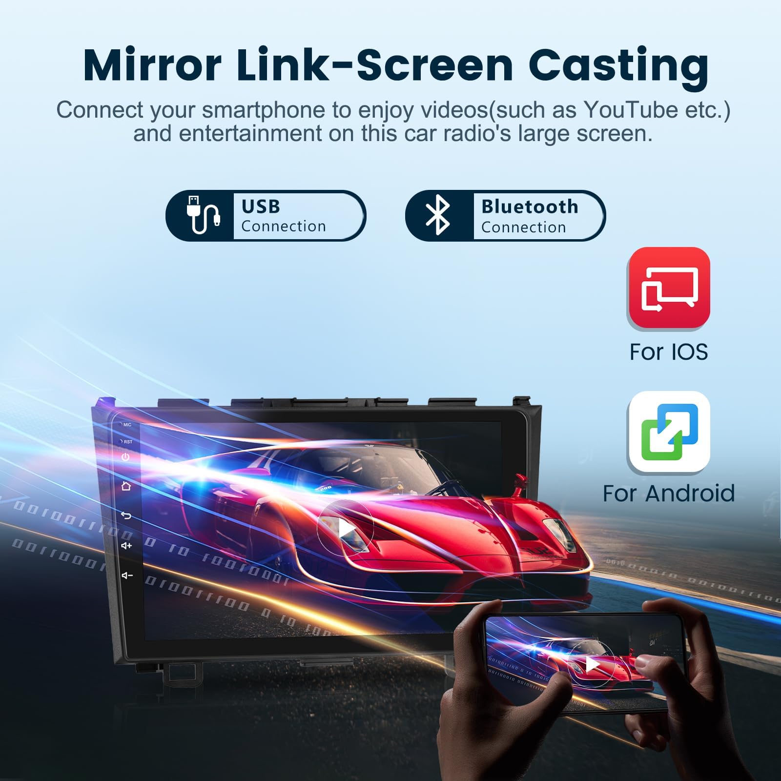 2+64GB Android Car Stereo for Honda CRV 2007-2011 - 9