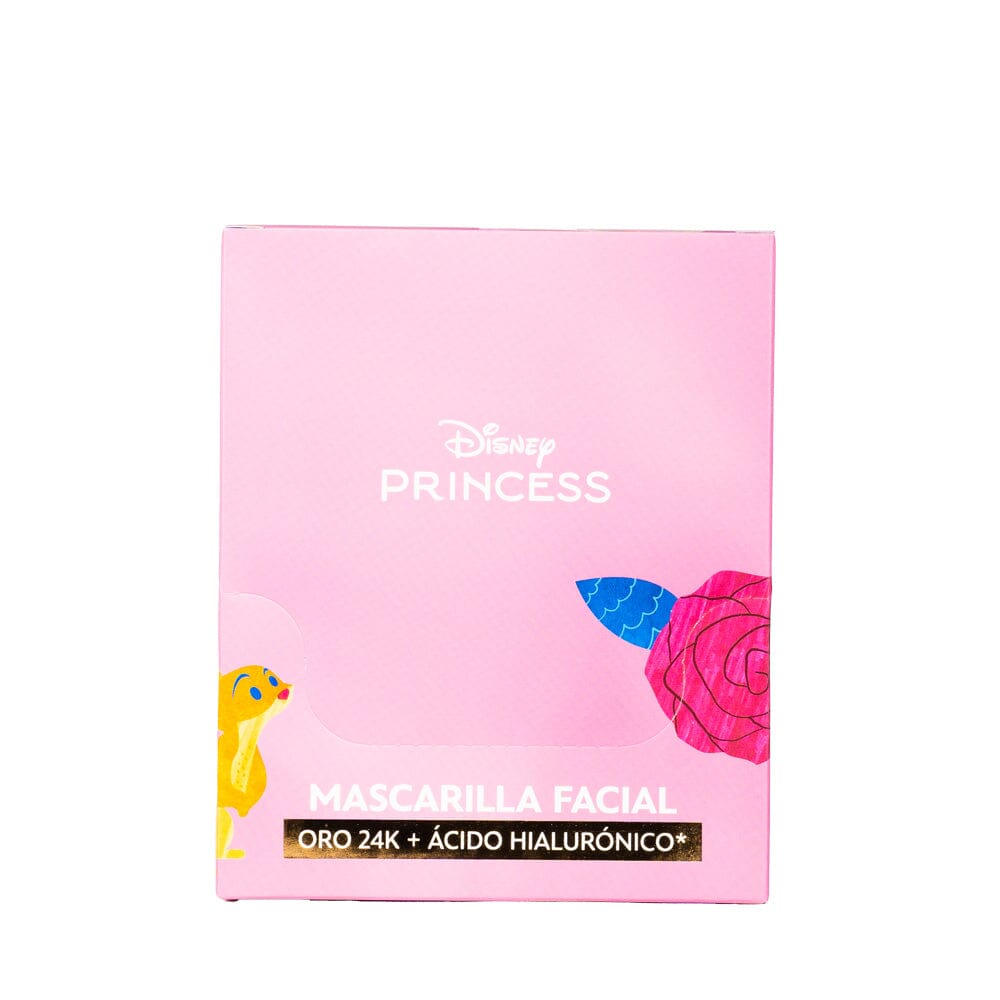 12-Pack Disney Aurora 24K Gold & Hyaluronic Acid Beauty Face Masks - Hydrating & Anti-Aging Skincare for Women, Perfect for Spa Night & Self-Care Routine