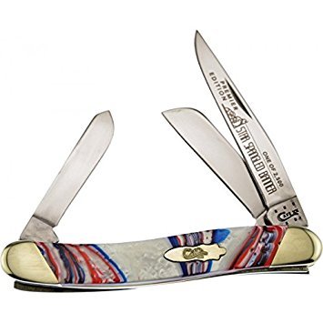 Case Cutlery Stockman 3-Blade Pocket Knife - Durable Stainless Steel Folding Knife for Camping, Hiking & Everyday Carry (EDC) - Perfect Gift for Outdoorsmen & Collectors