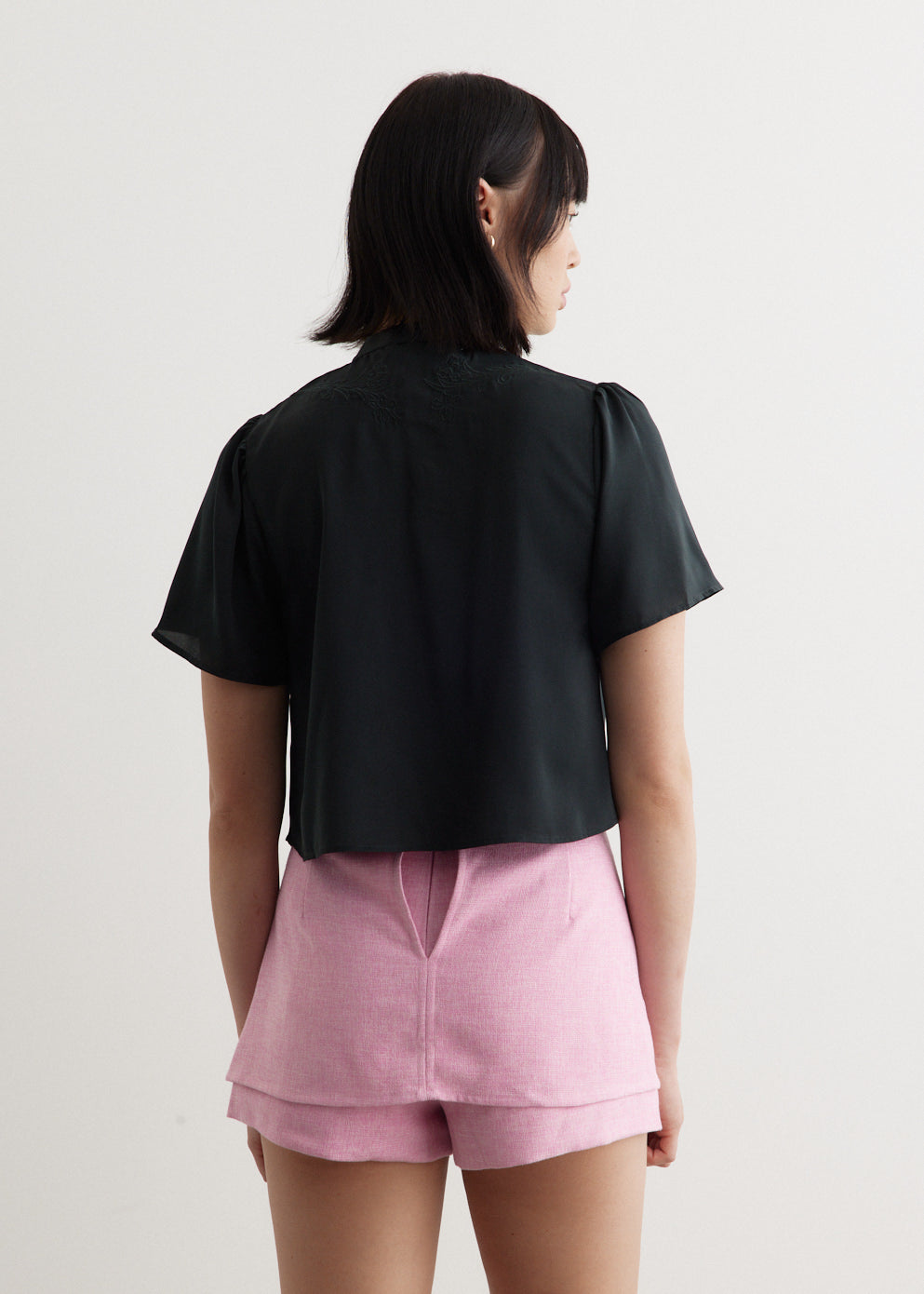 Astrid Black Top for Women | Stylish Casual Blouse | Perfect for Office, Date Night & Everyday Wear