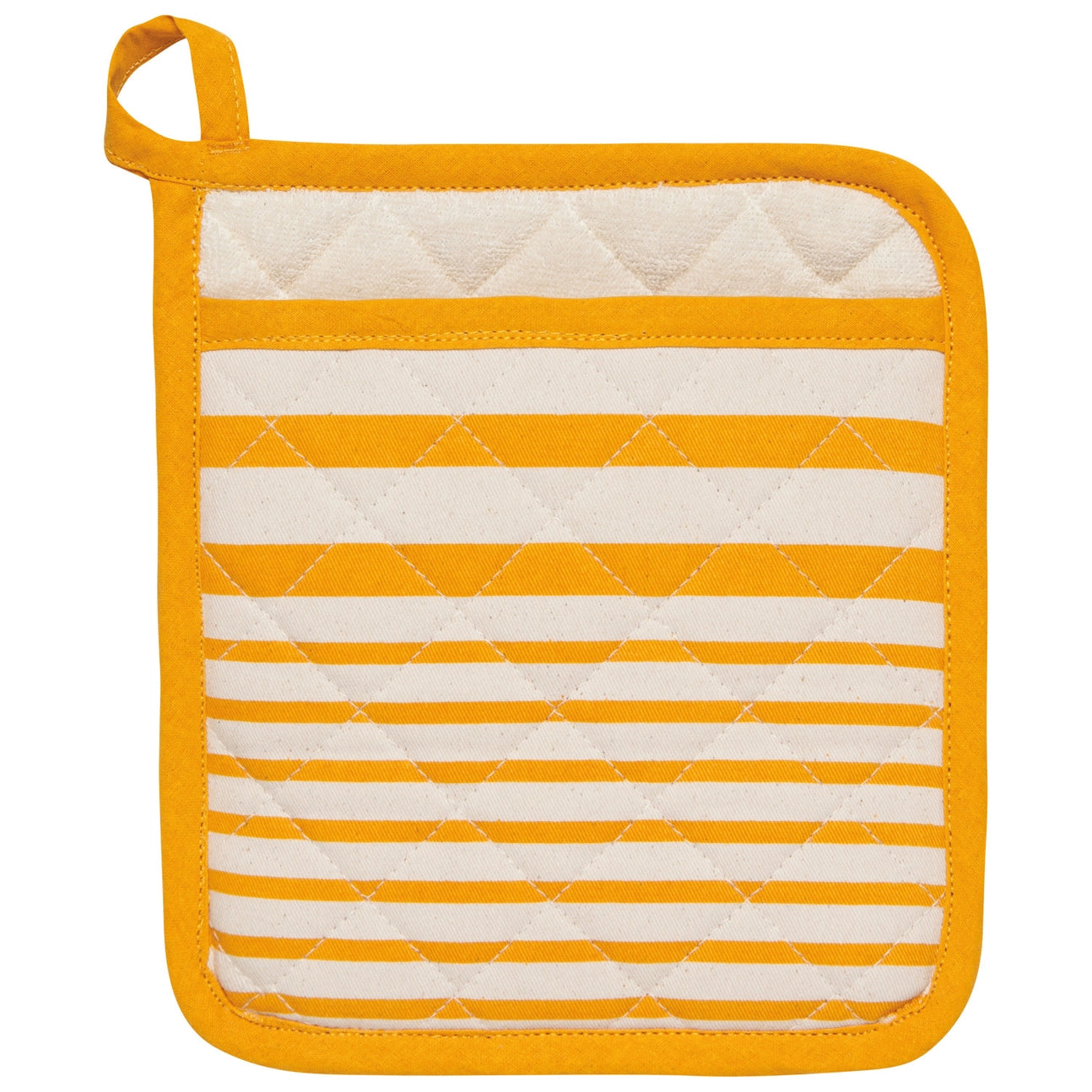 Premium Awning Stripe Oven Mitt & Potholder Set - Heat Resistant Kitchen Gloves for Baking, Grilling, Cooking - Perfect for BBQ, Pot Handling & Hot Dish Protection