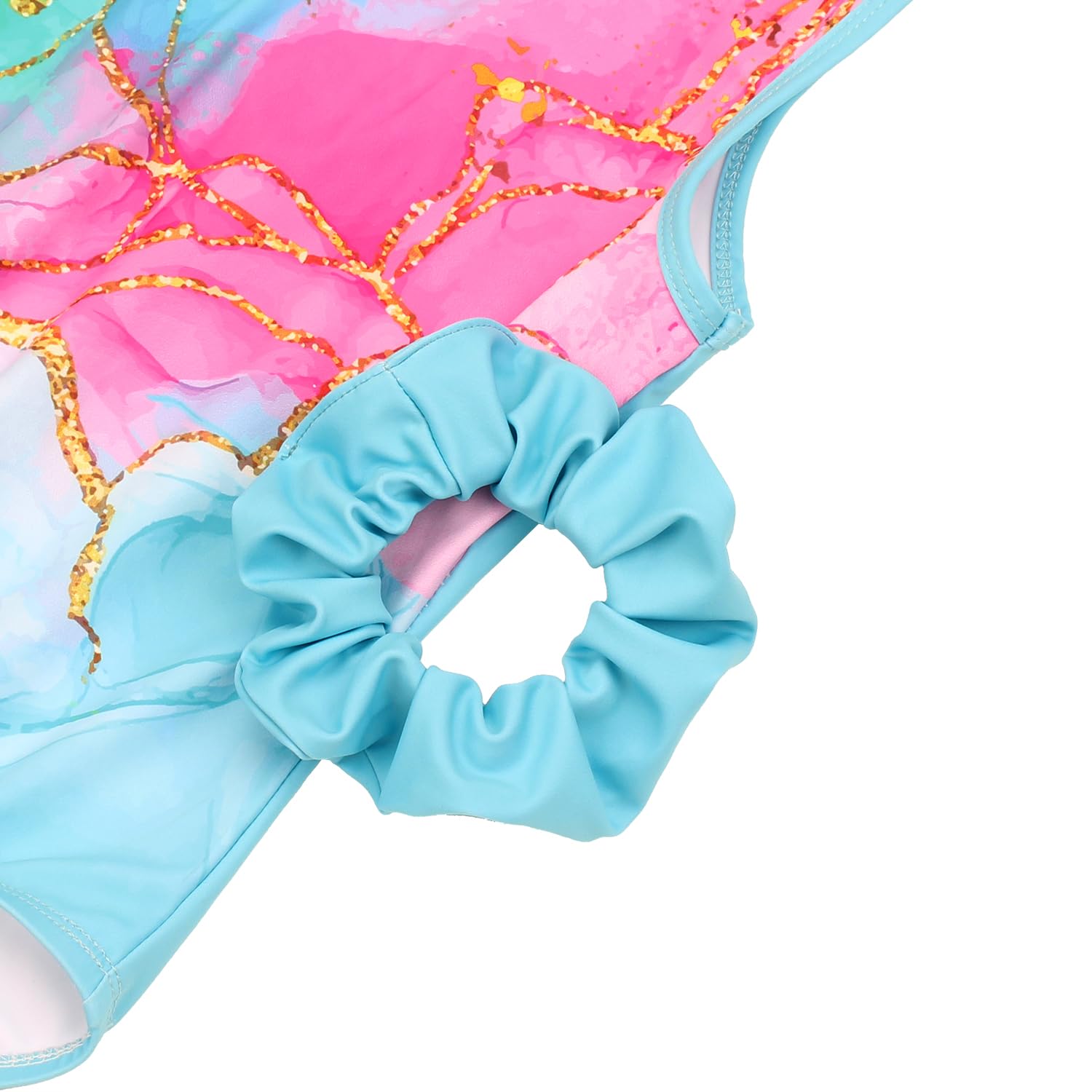 Sparkly Gymnastics Leotards for Girls with Attached Shorts - Ballet Dance Activewear for Competition & Practice | Perfect for Recital, Performance & Training