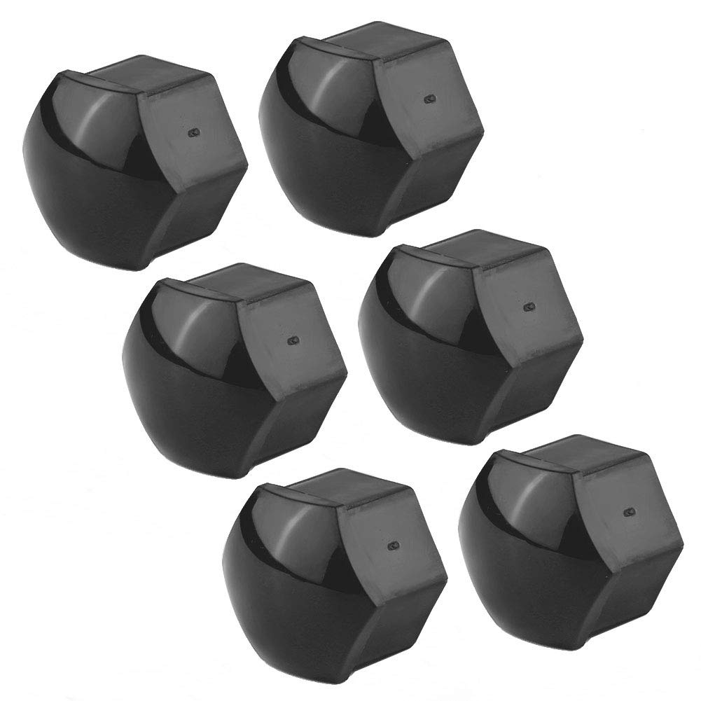 19mm Black Car Wheel Nut Set - 20pcs for Auto Rims & Hub Screw Covers - Perfect for DIY Car Maintenance