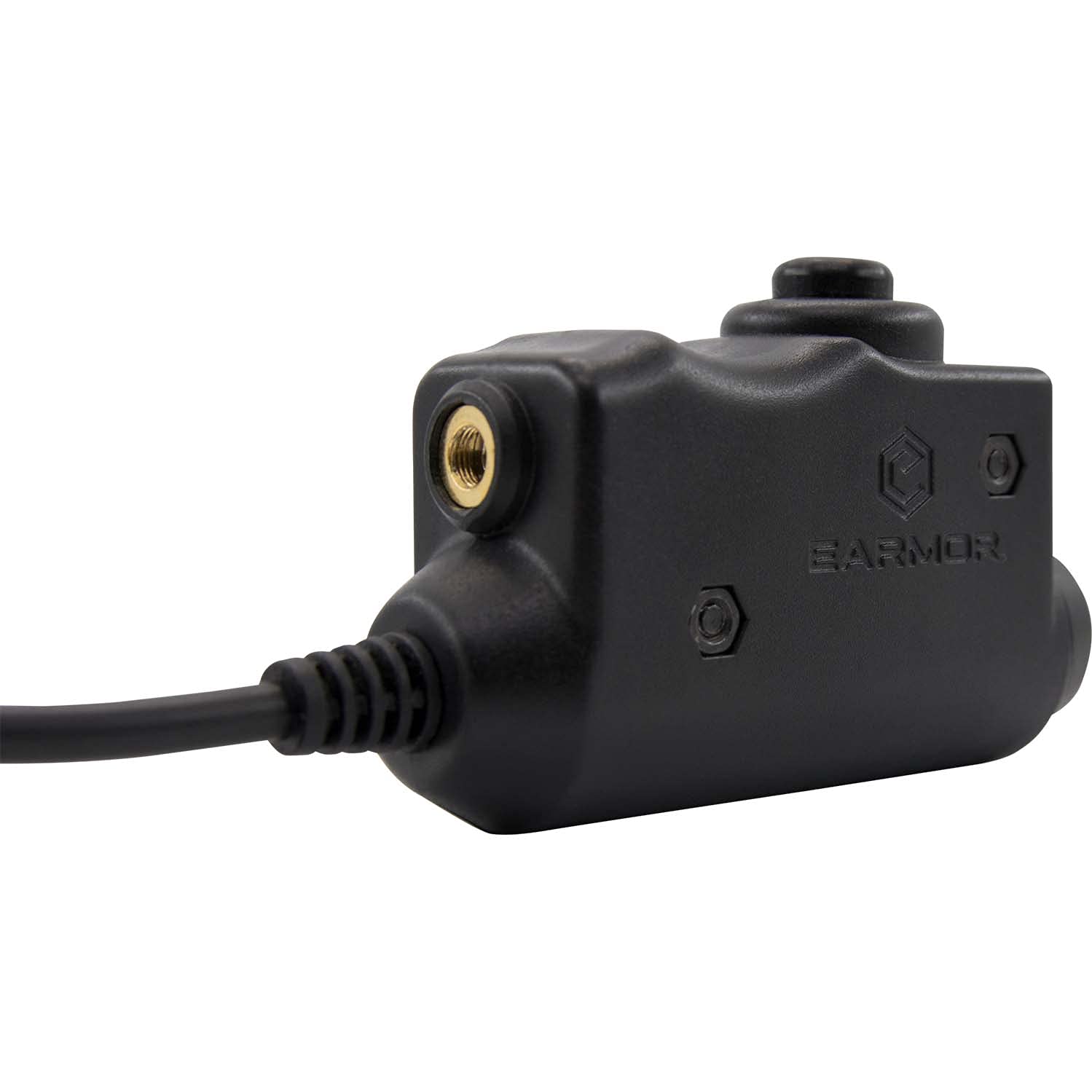 Military Standard 7.0 PTT Tactical Radio Adapter - Compatible with Kenwood & Baofeng Radios (Black) - Perfect for Emergency Communication, Outdoor Adventures & Tactical Operations