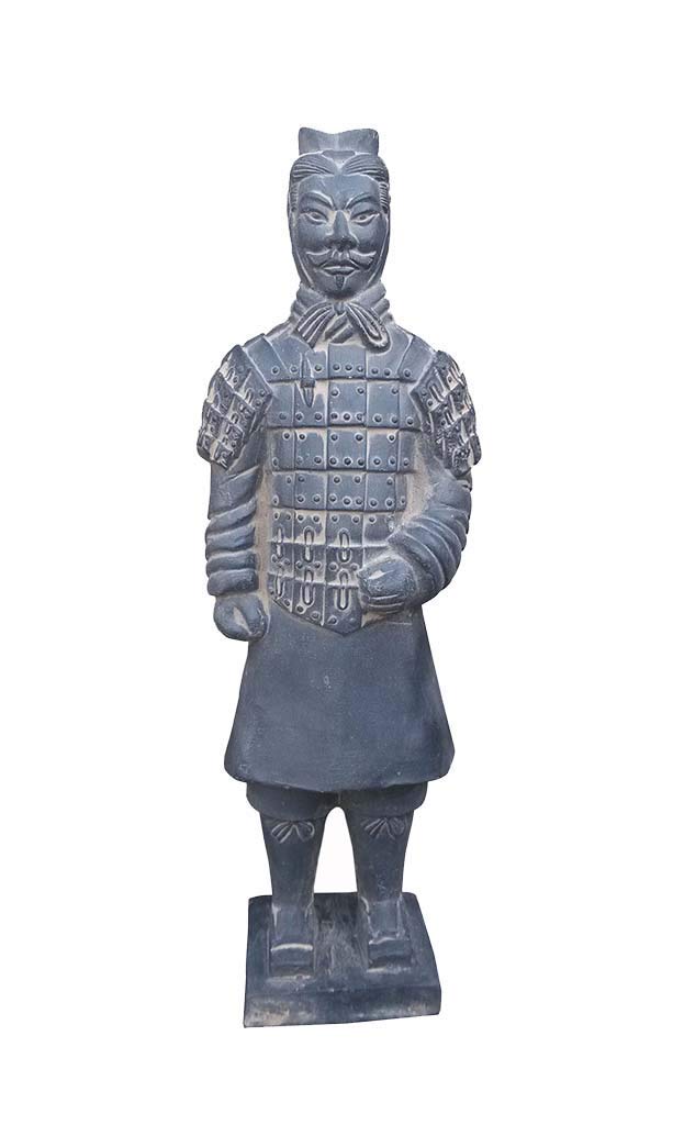 LIUSHI Qin Terracotta Warriors Replica Statue - 12 Inch Ancient Chinese Warrior Sculpture, Handcrafted Home Decor & Collectible Art Piece | Perfect for History Enthusiasts, Office Decor, and Chinese Culture Displays