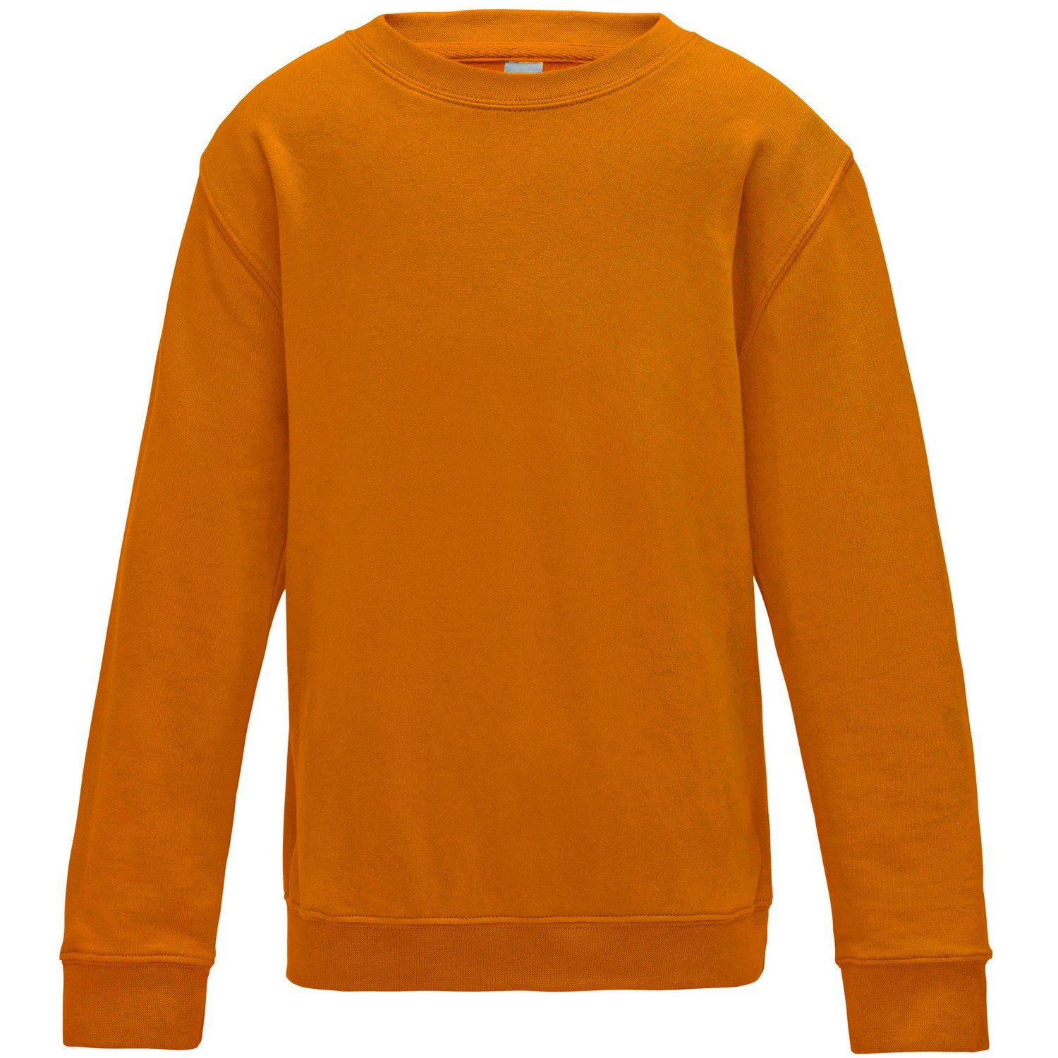 AWDis Kids Plain Crew Neck Sweatshirt - Soft Cotton Hooded Pullover for Boys & Girls - Perfect for School, Playdates & Casual Outings