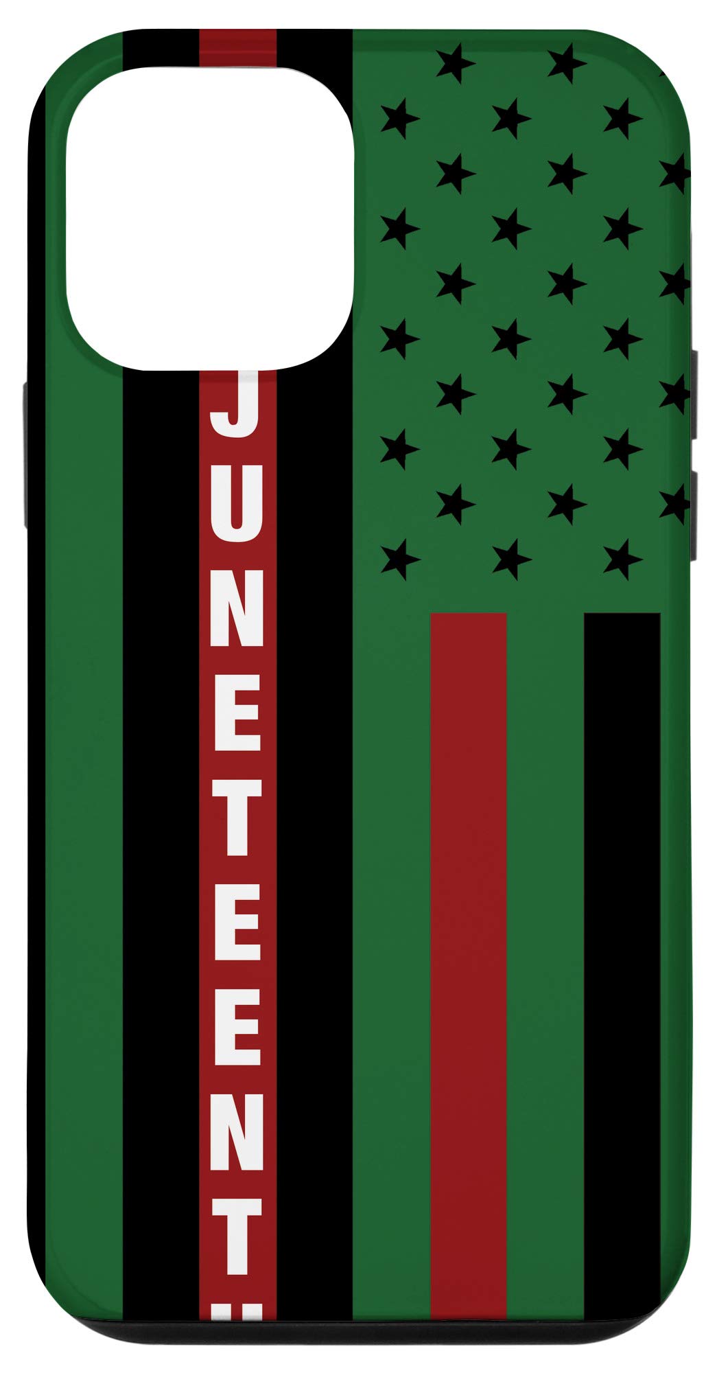iPhone 12 Mini Protective Case with Juneteenth Flag Design - African Colors Phone Cover for iPhone 12 Mini - Perfect for Celebrations, Cultural Pride & Everyday Use