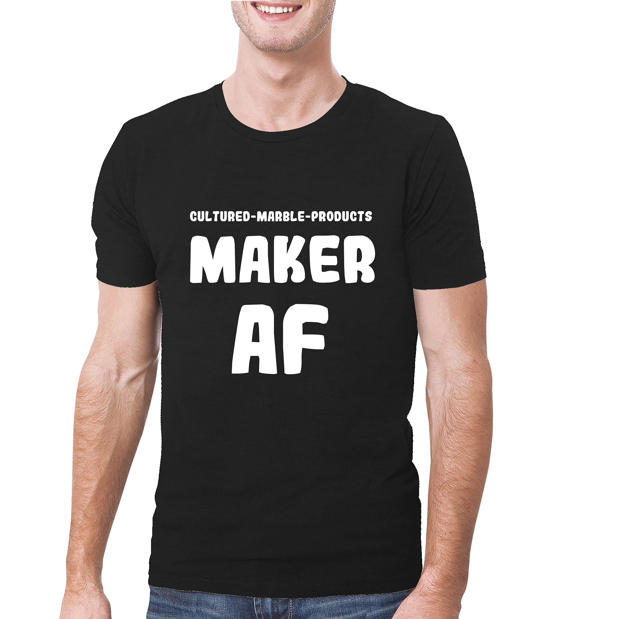 Premium Cultured Marble Products Maker AF - Soft & Comfortable Men's T-Shirt for Casual Wear & Everyday Comfort | Breathable Cotton Tee for Work, Lounge & Outdoor Activities